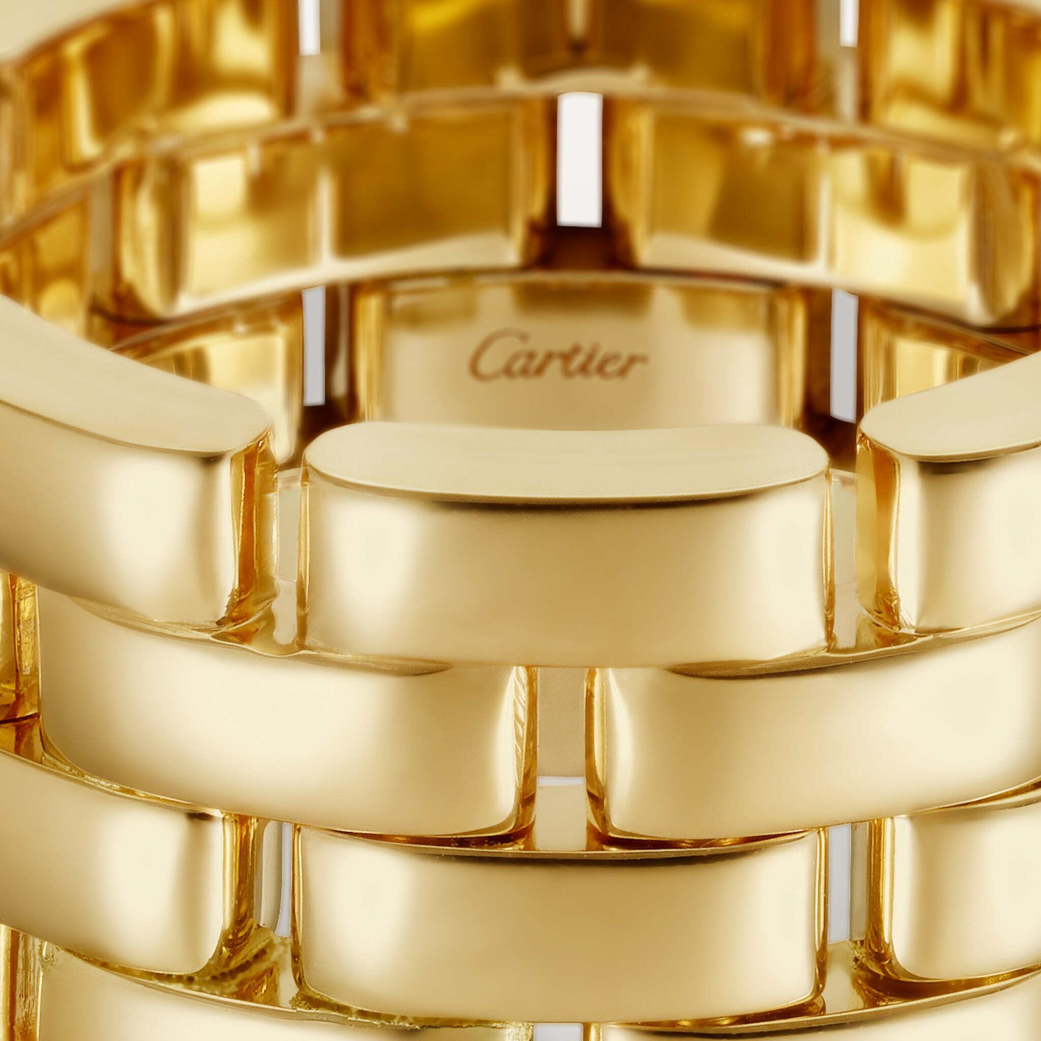 Maillon Panth&egrave;re ring, five rows, image 6