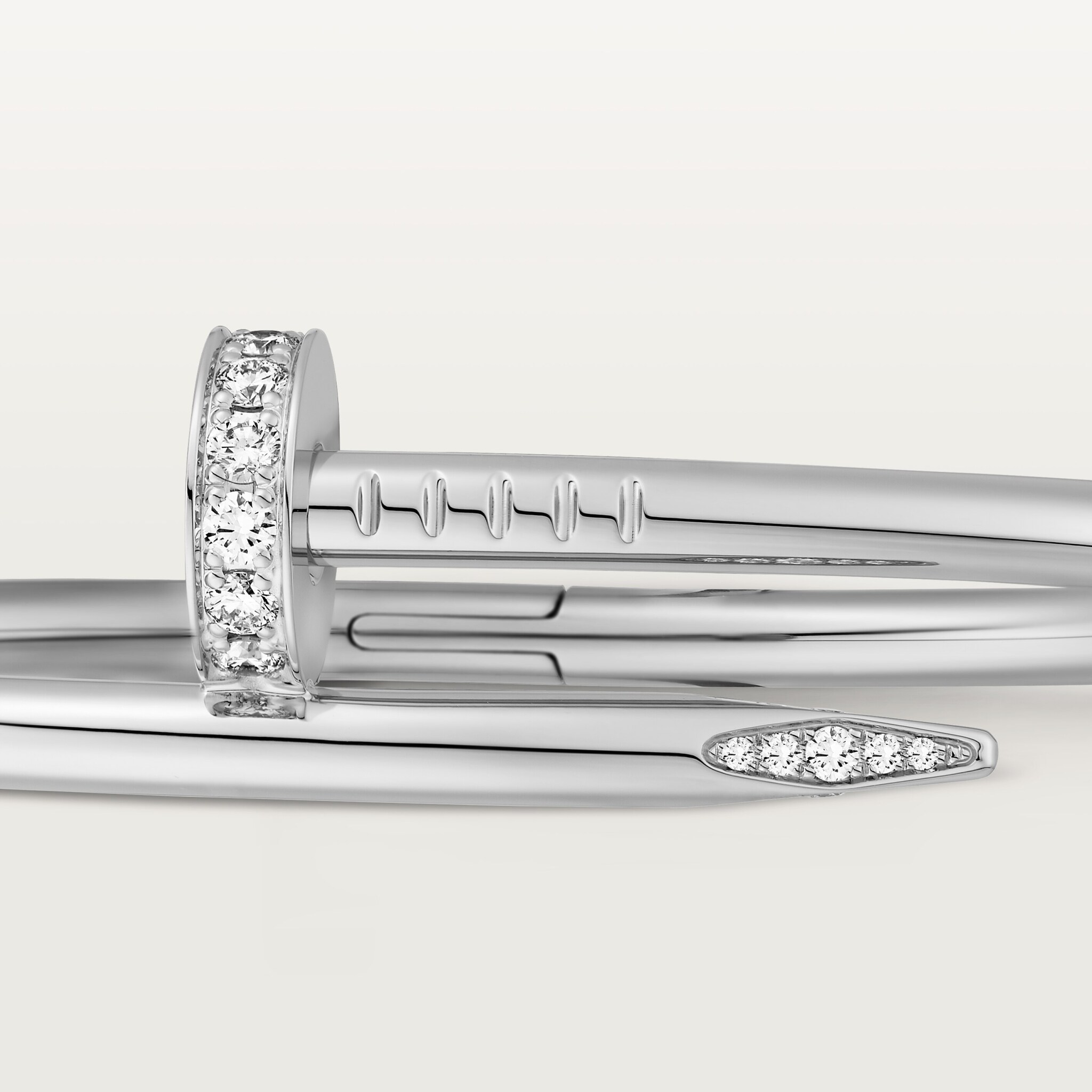 Juste un Clou bracelet, classic model, diamonds, image 9