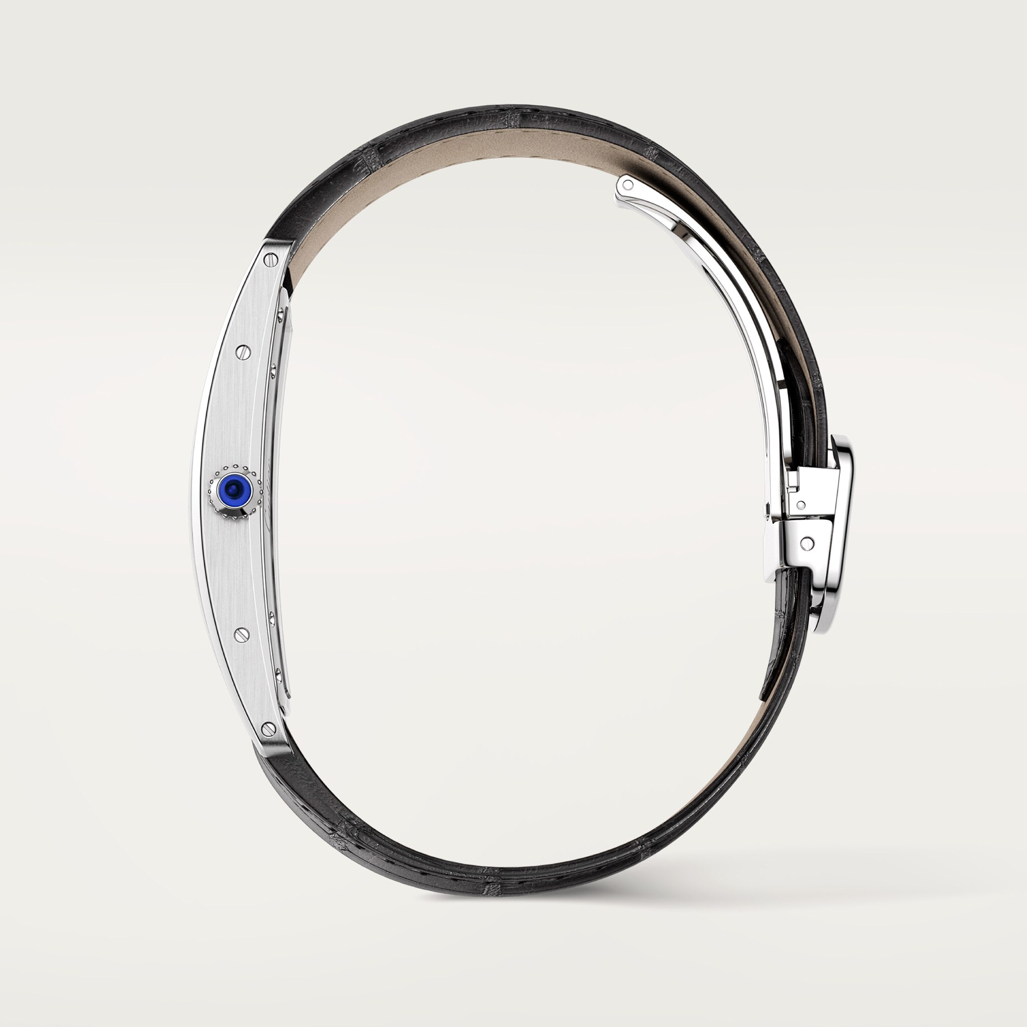 Tank Cintr&eacute;e skeleton watch