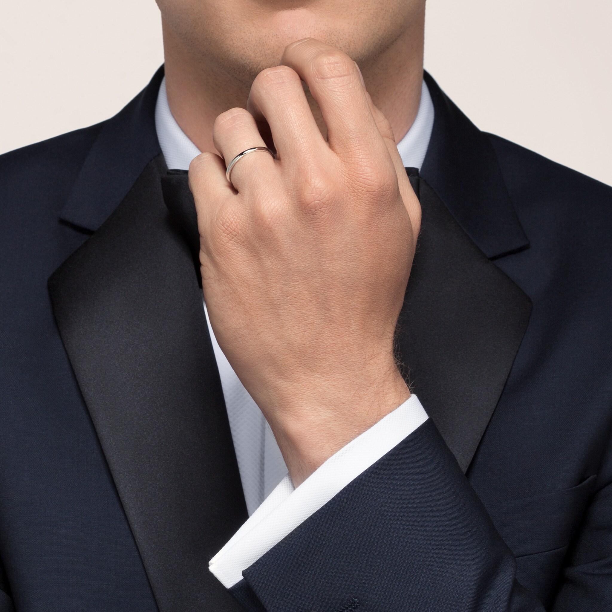 1895 wedding band, 2 mm width