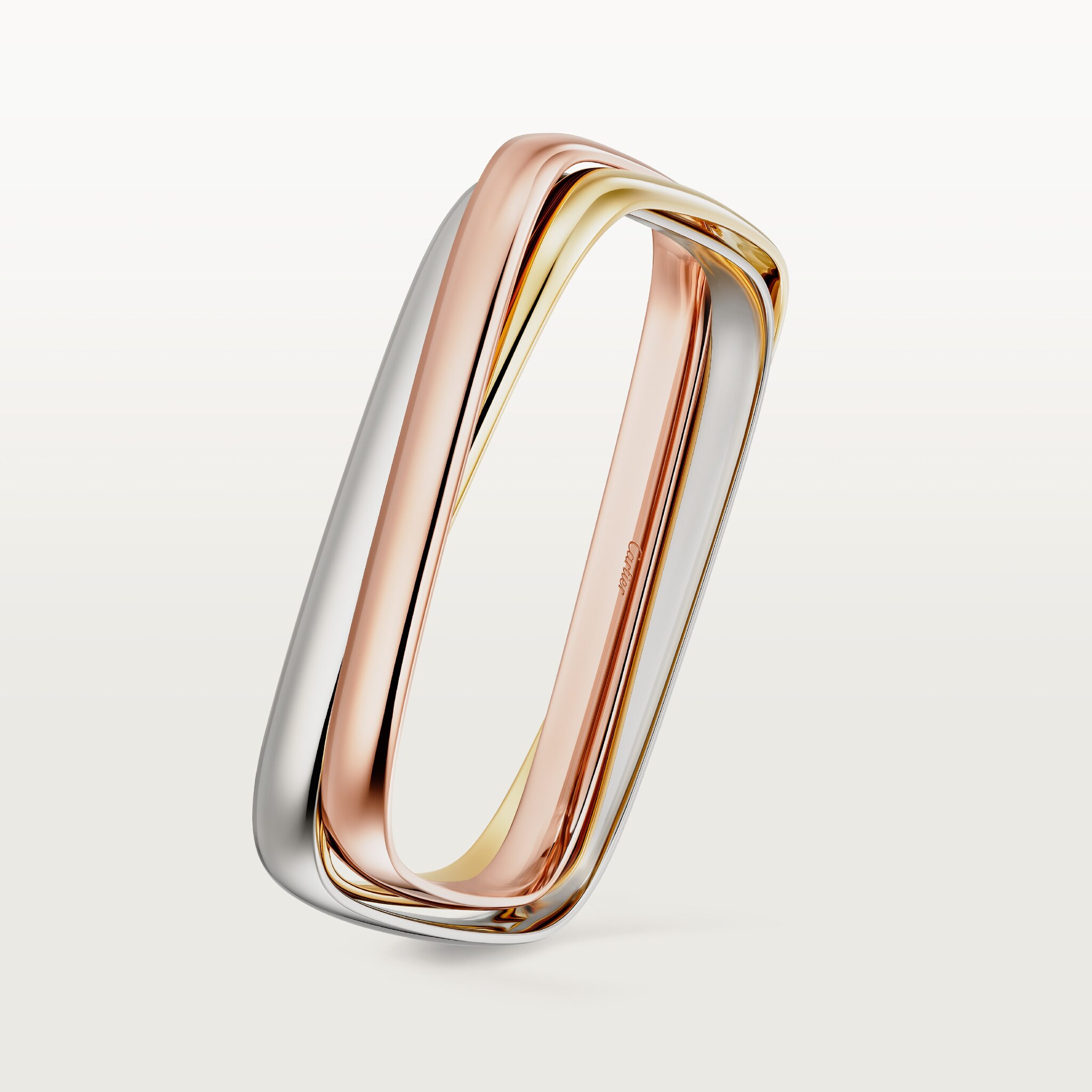 Trinity bracelet, cushion-shaped