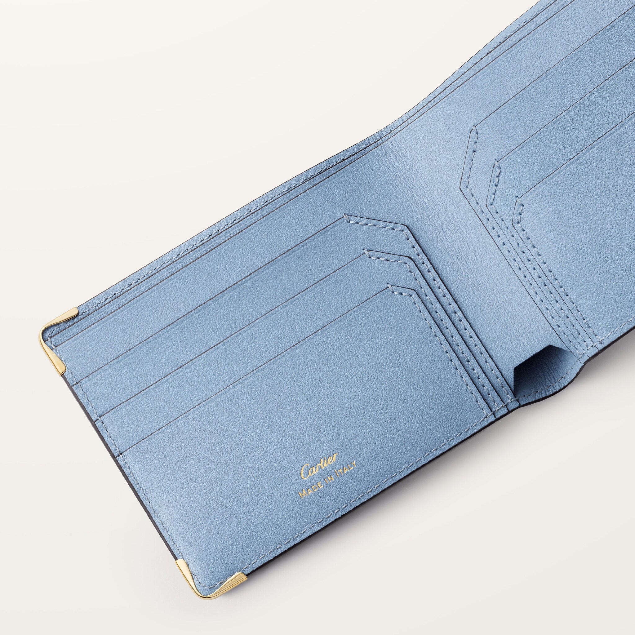 6 credit card compact wallet, Must de Cartier