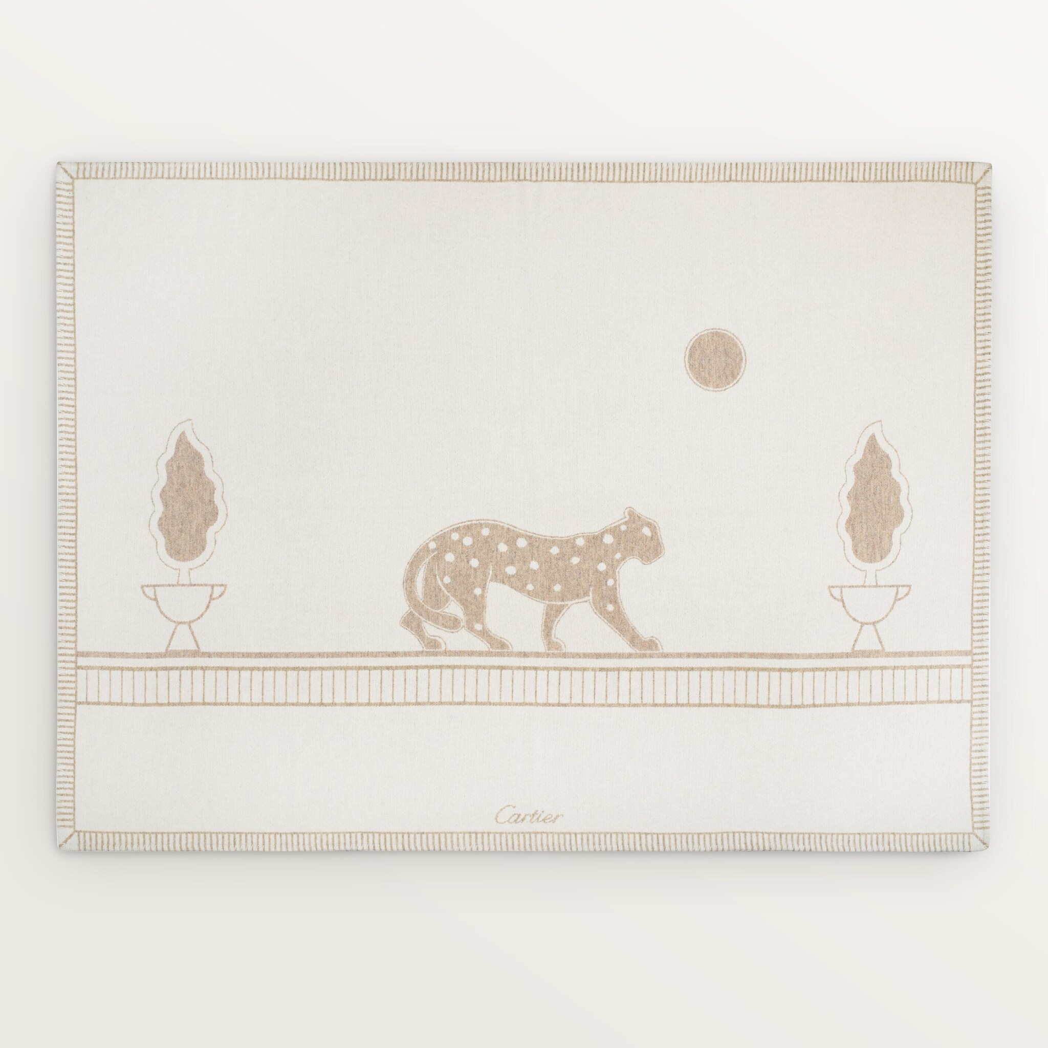 Panth&egrave;re de Cartier blanket