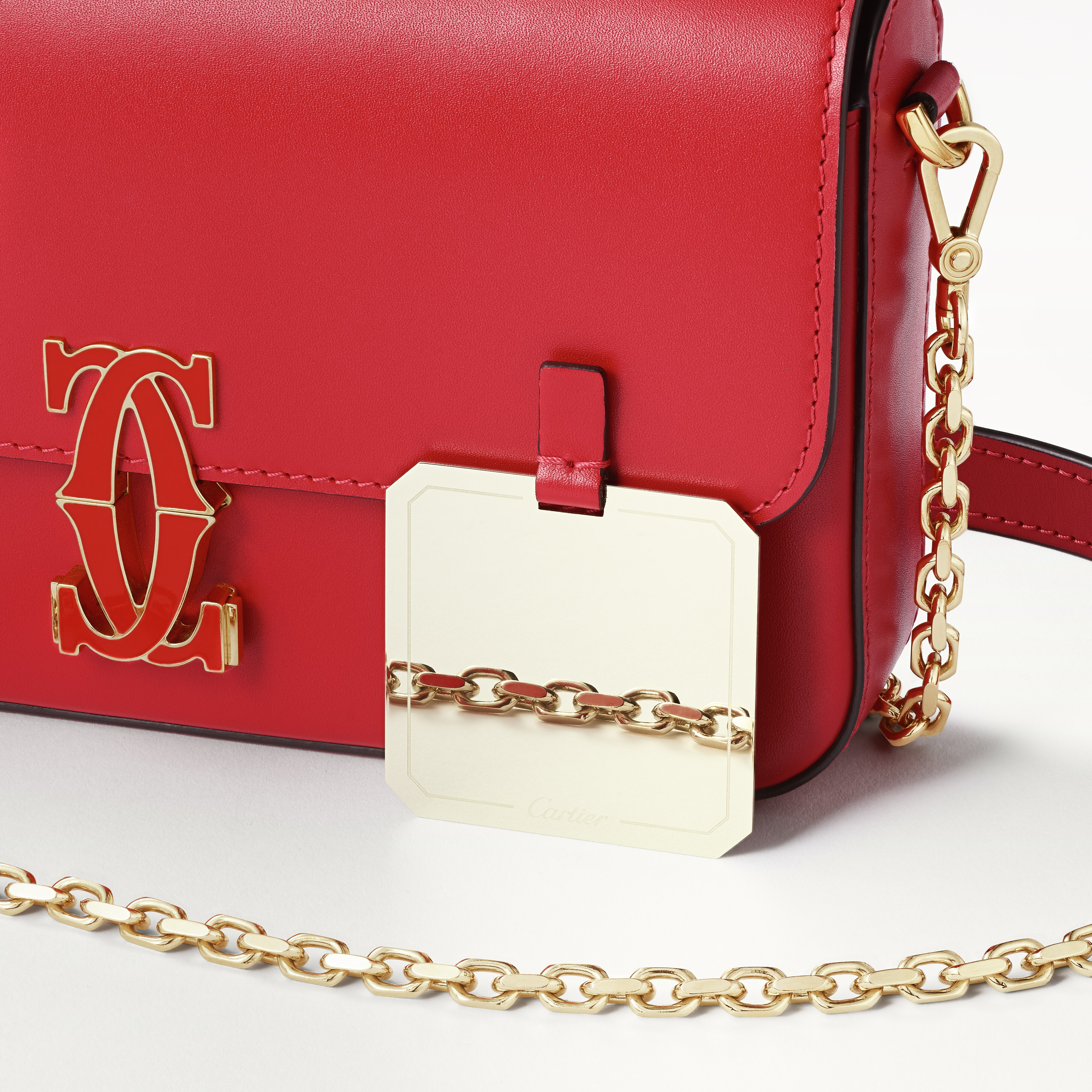 Mini model chain bag, C de Cartier