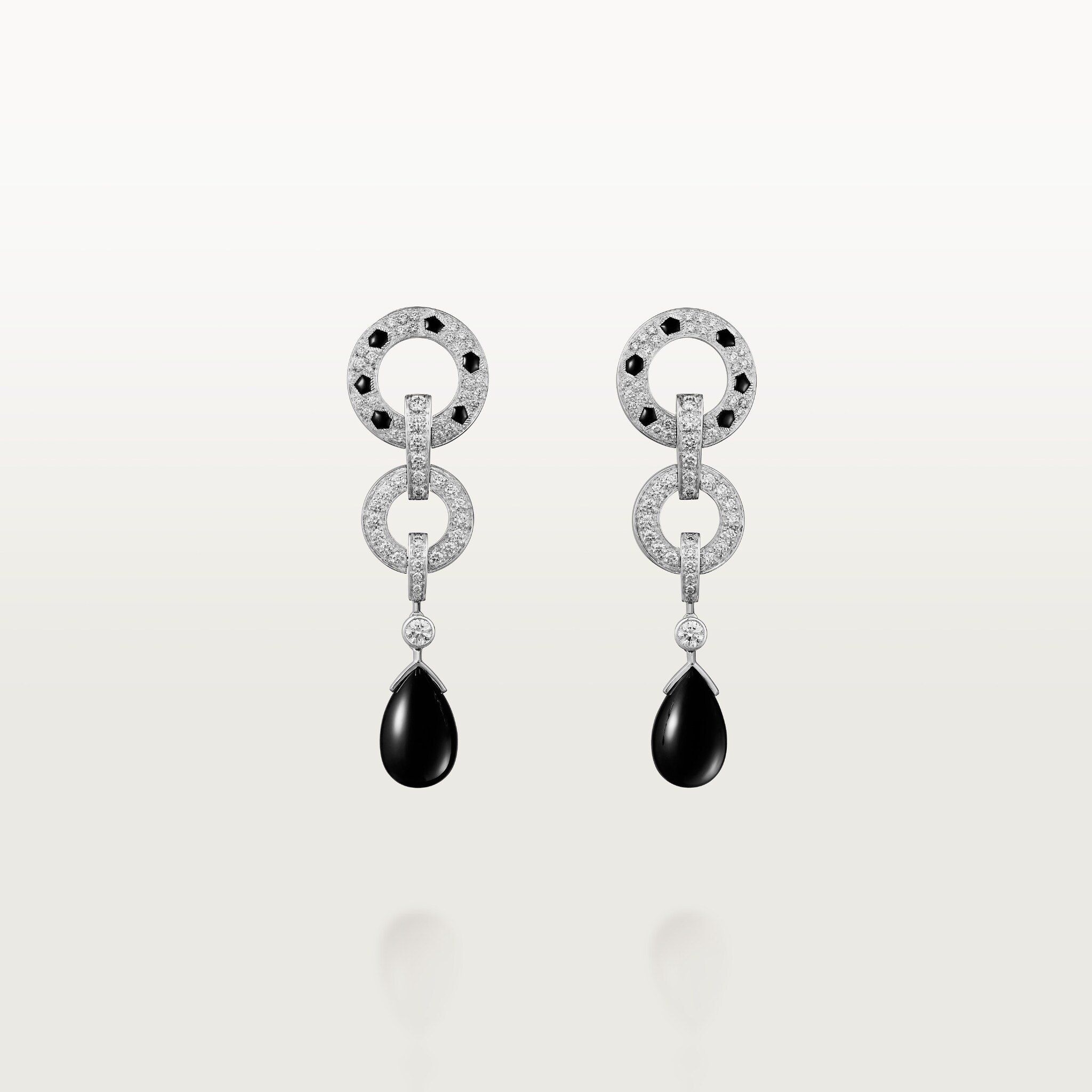Panth&egrave;re de Cartier earrings, paved