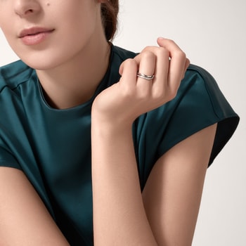 Ballerine wedding band, 2 mm width Ballerine wedding band, 2 mm width