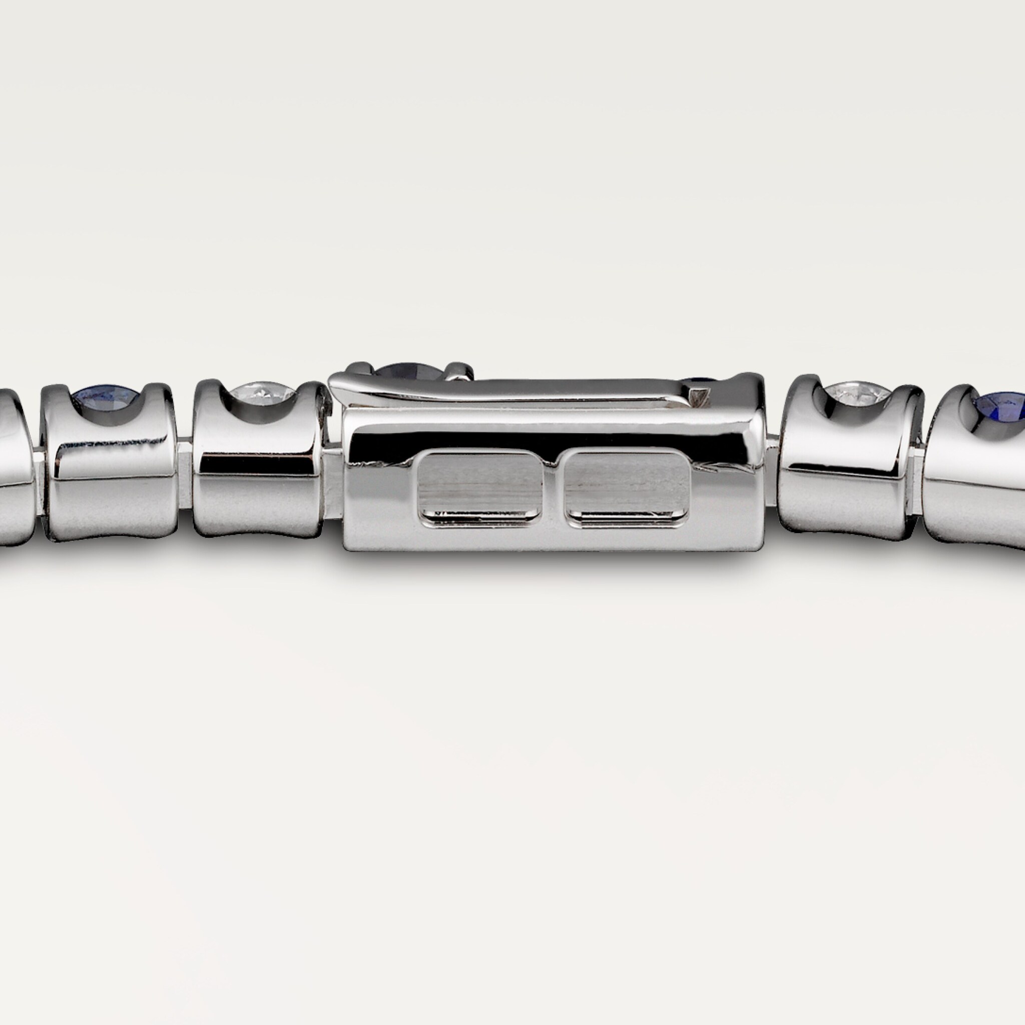 Essential Lines bracelet, brilliant-cut sapphires