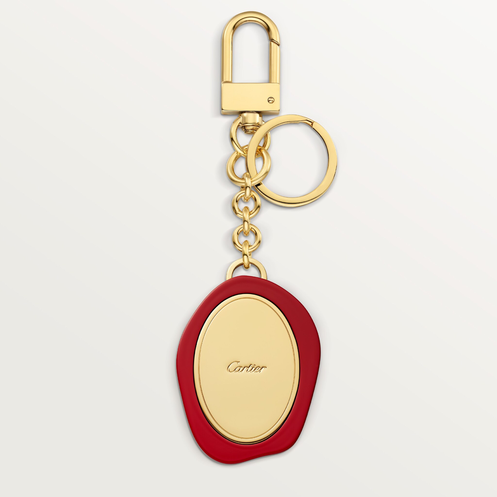 Diabolo de Cartier key ring with wax seal motif