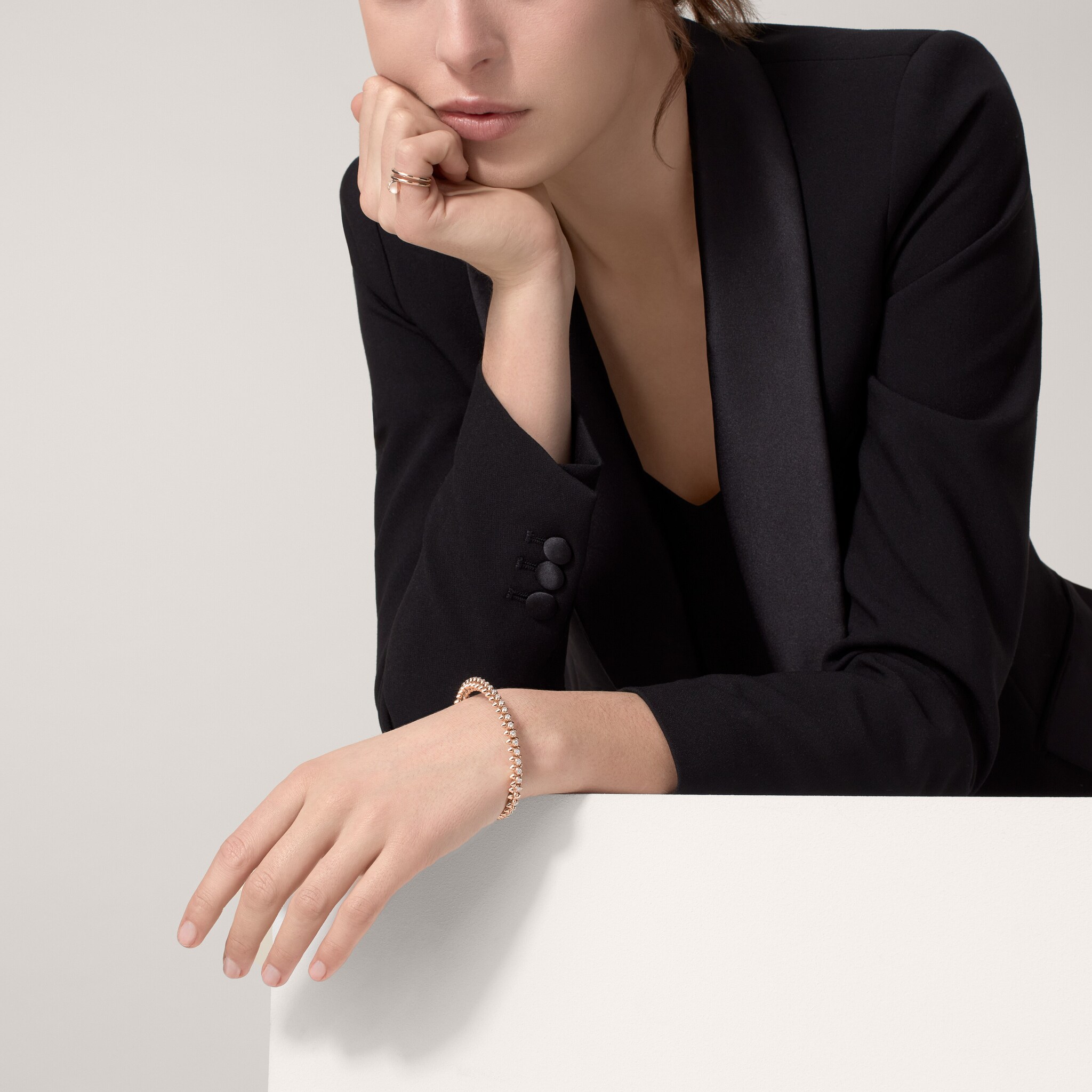 Clash de Cartier bracelet, medium model, diamonds, image 3