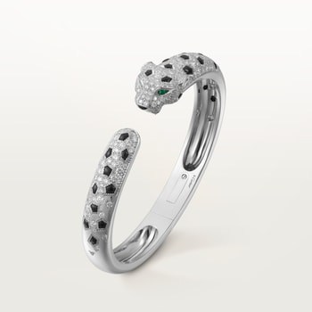 Panthère de Cartier bracelet, medium model, half-paved Panthère de Cartier bracelet, medium model, half-paved