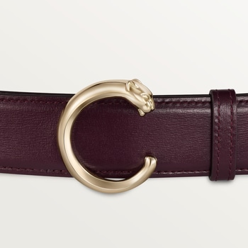 Belt 35 mm, Panthère de Cartier, Size 95 cm Belt 35 mm, Panthère de Cartier, Size 95 cm