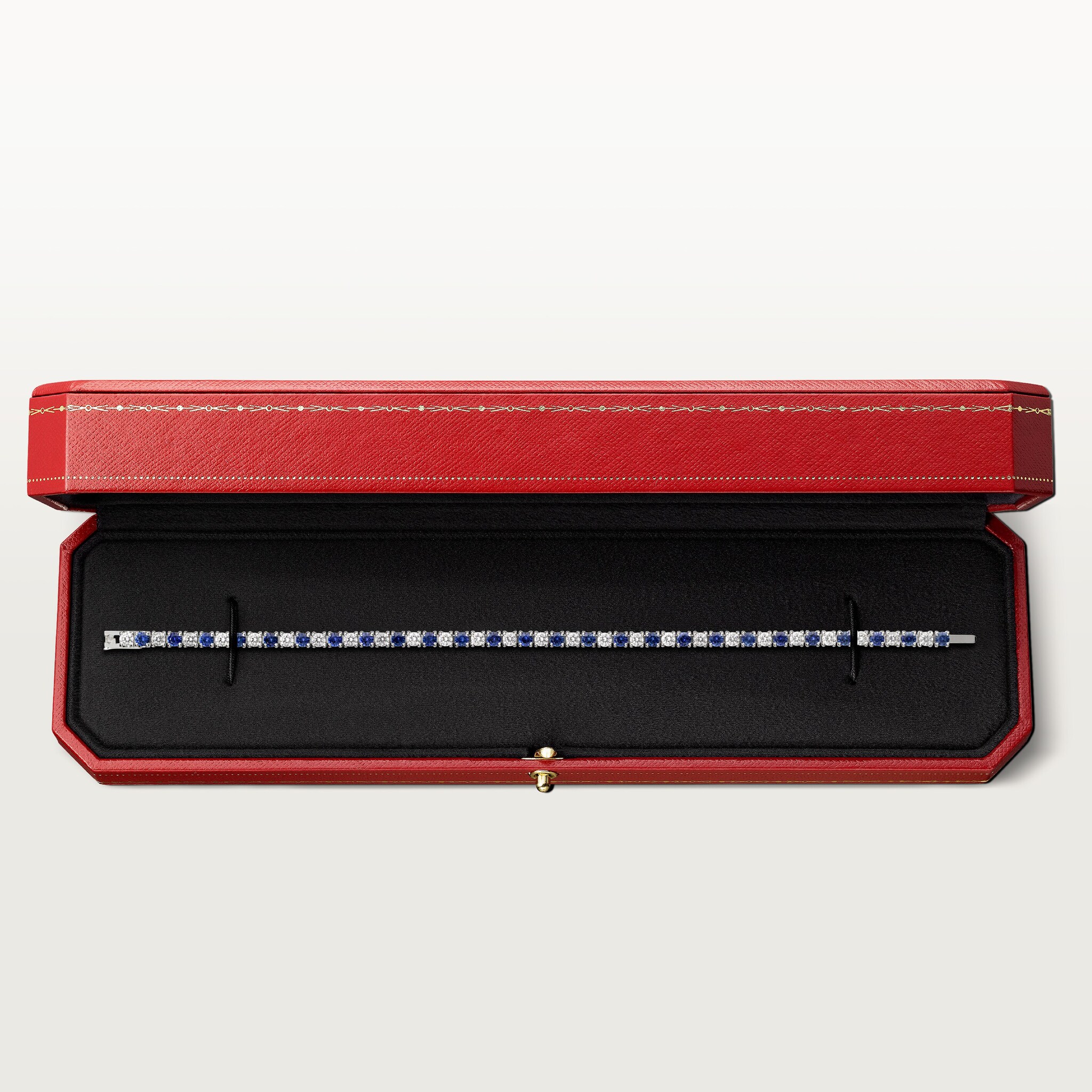 Essential Lines bracelet, brilliant-cut sapphires, image 7