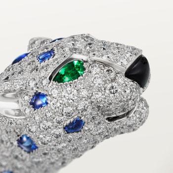 Panthère de Cartier bracelet, sapphire, paved  Panthère de Cartier bracelet, sapphire, paved