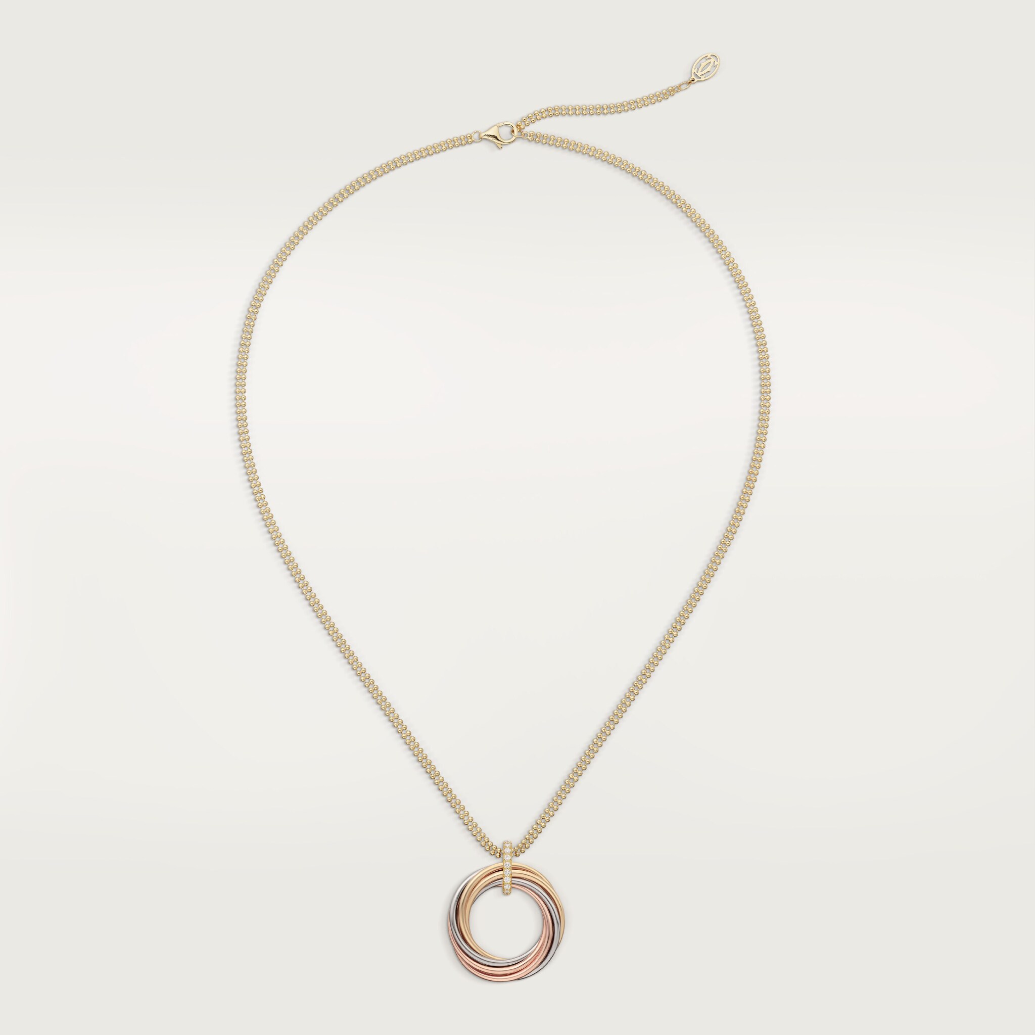 حلية متدلّية "ترينيتي"، 7 صفوف، ماس