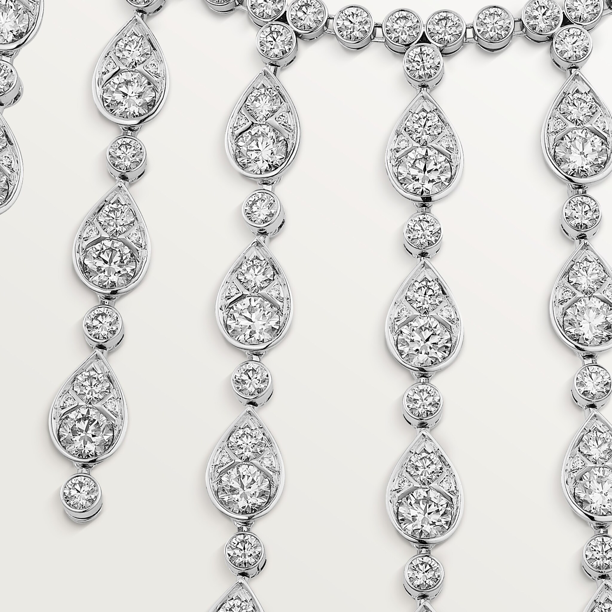 Pluie de Cartier necklace, diamonds, image 8
