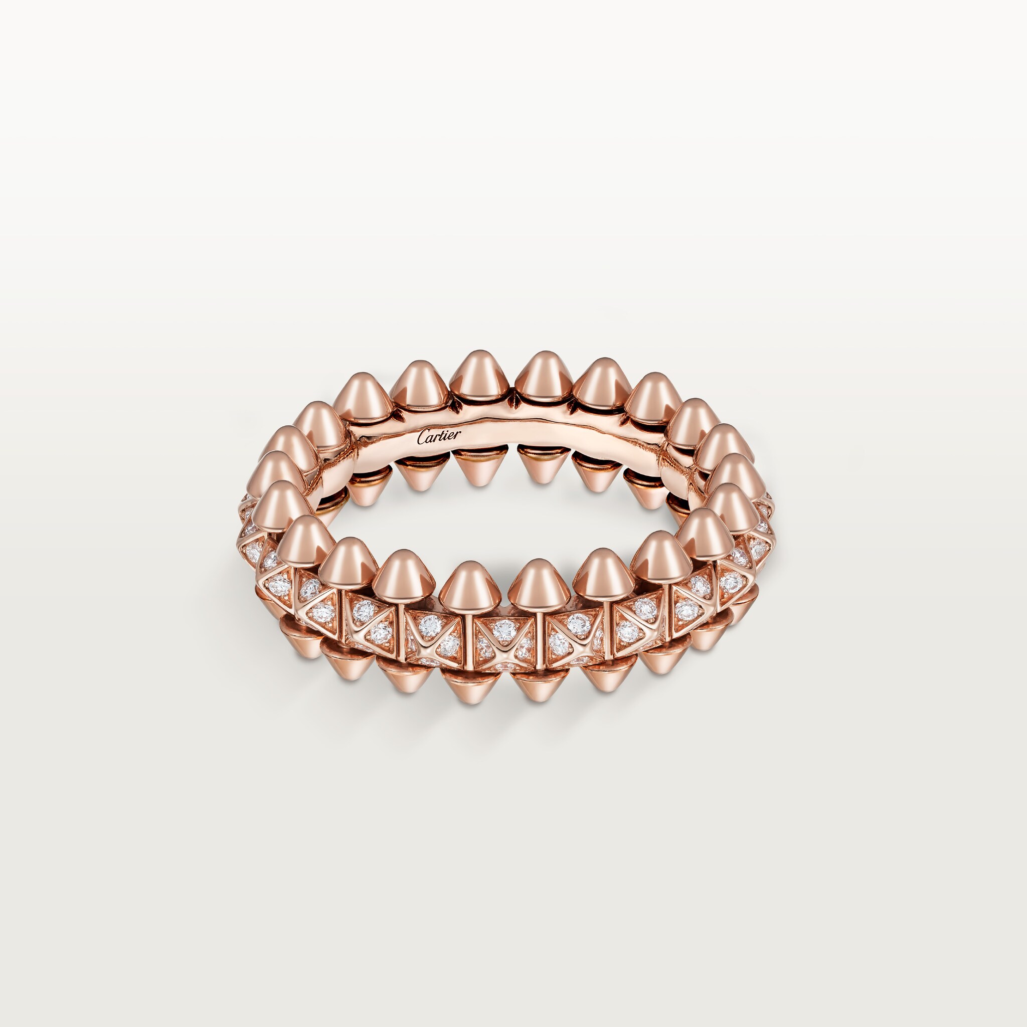 Clash de Cartier ring, small model, paved