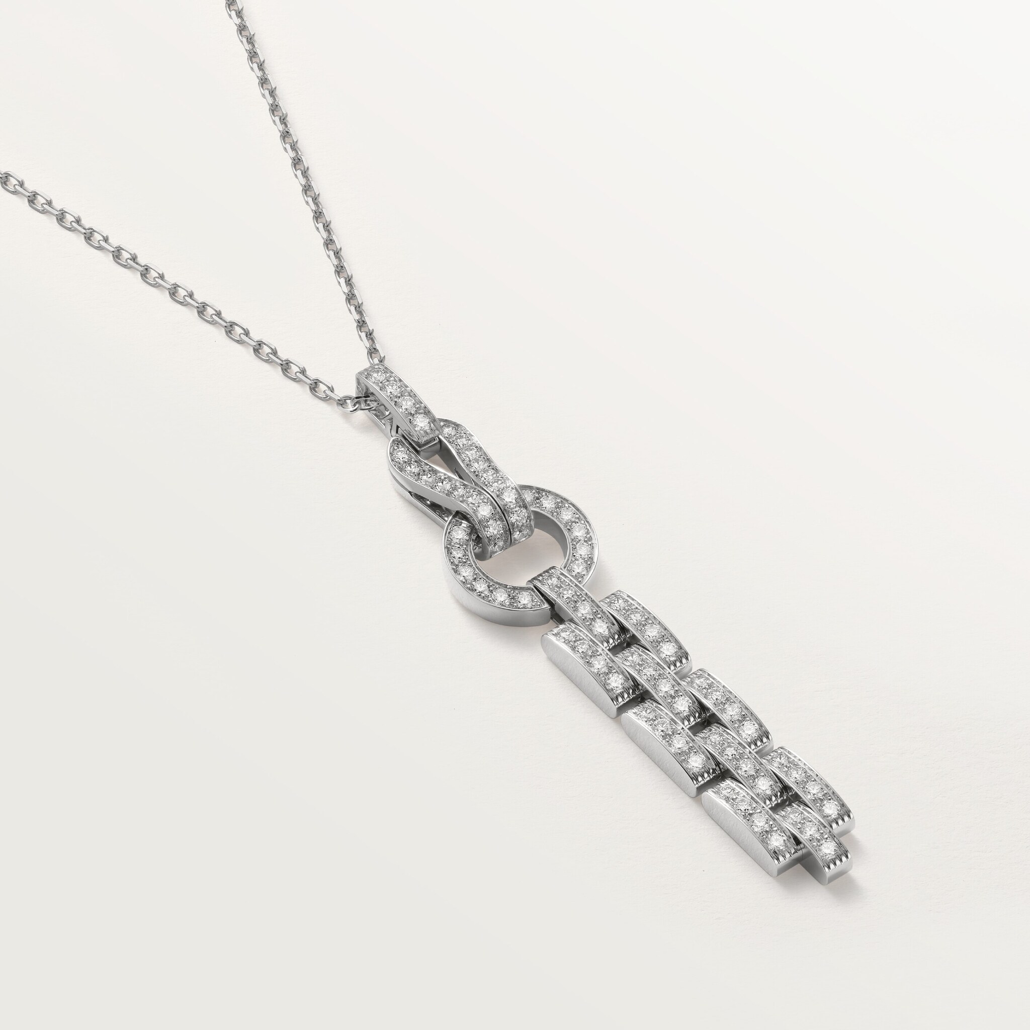 Agrafe pendant, paved 