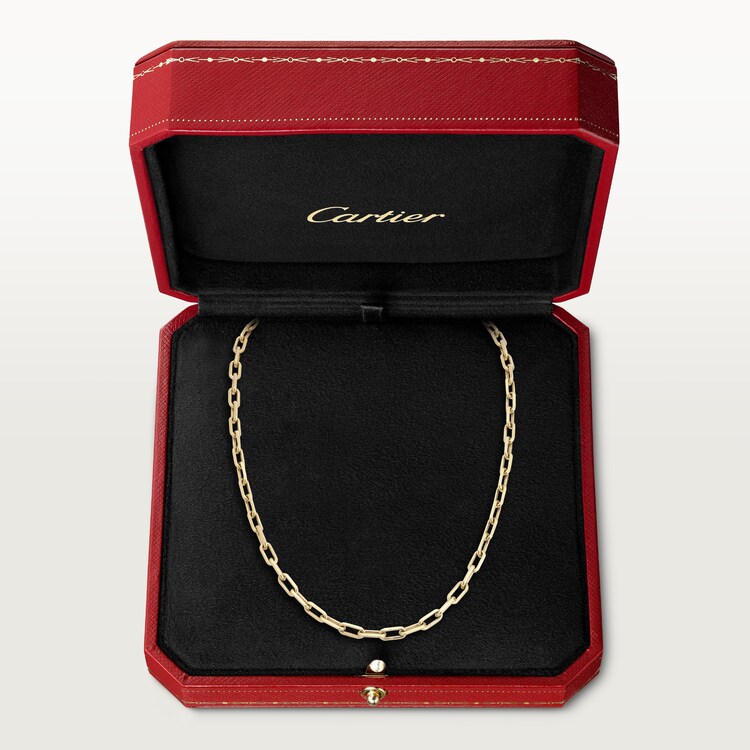 Santos de cartier necklace yellow gold Clearance