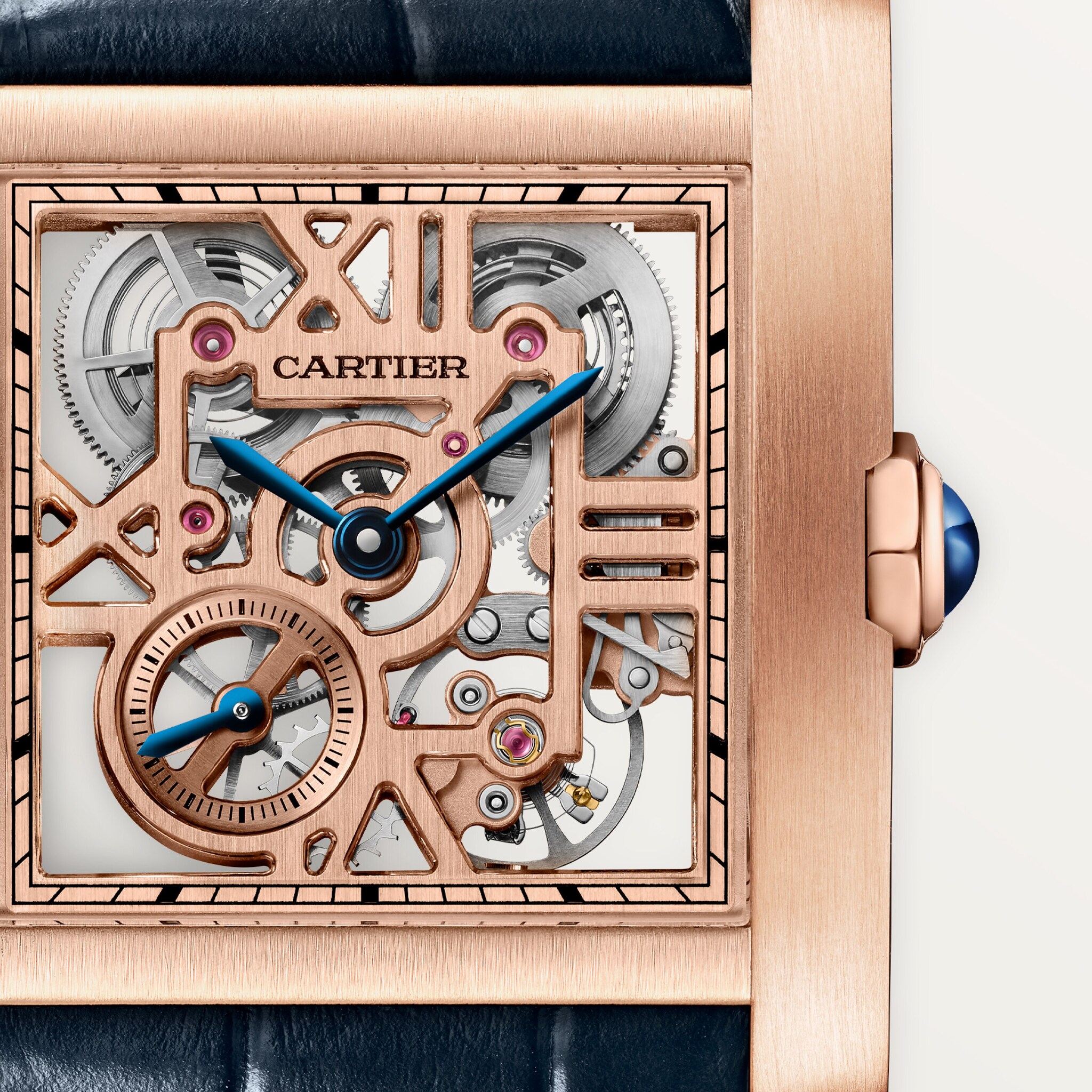 Tank Fran&ccedil;aise skeleton watch, image 6