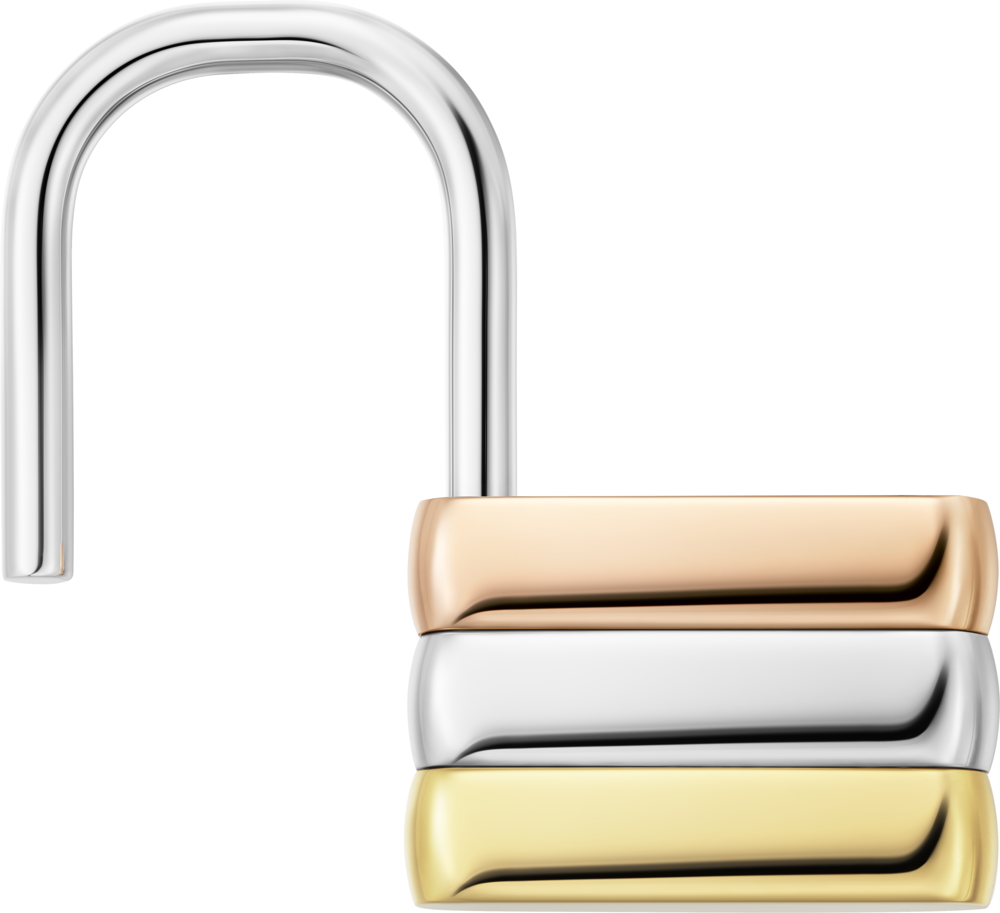 Vend&ocirc;me Louis Cartier padlock key ring