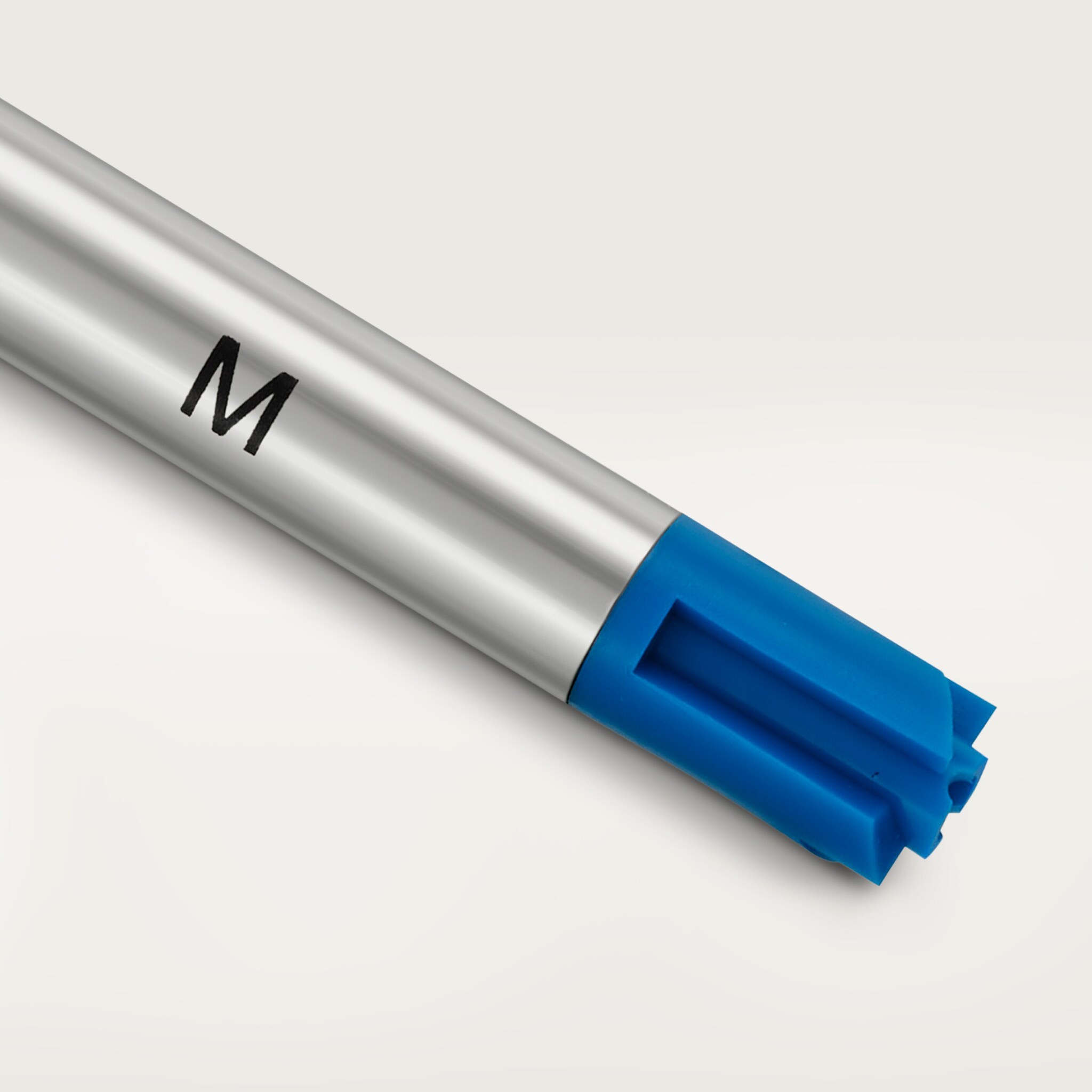 Ballpoint pen refill, blue solvent, phenoxyethanol, benzyl alcohol