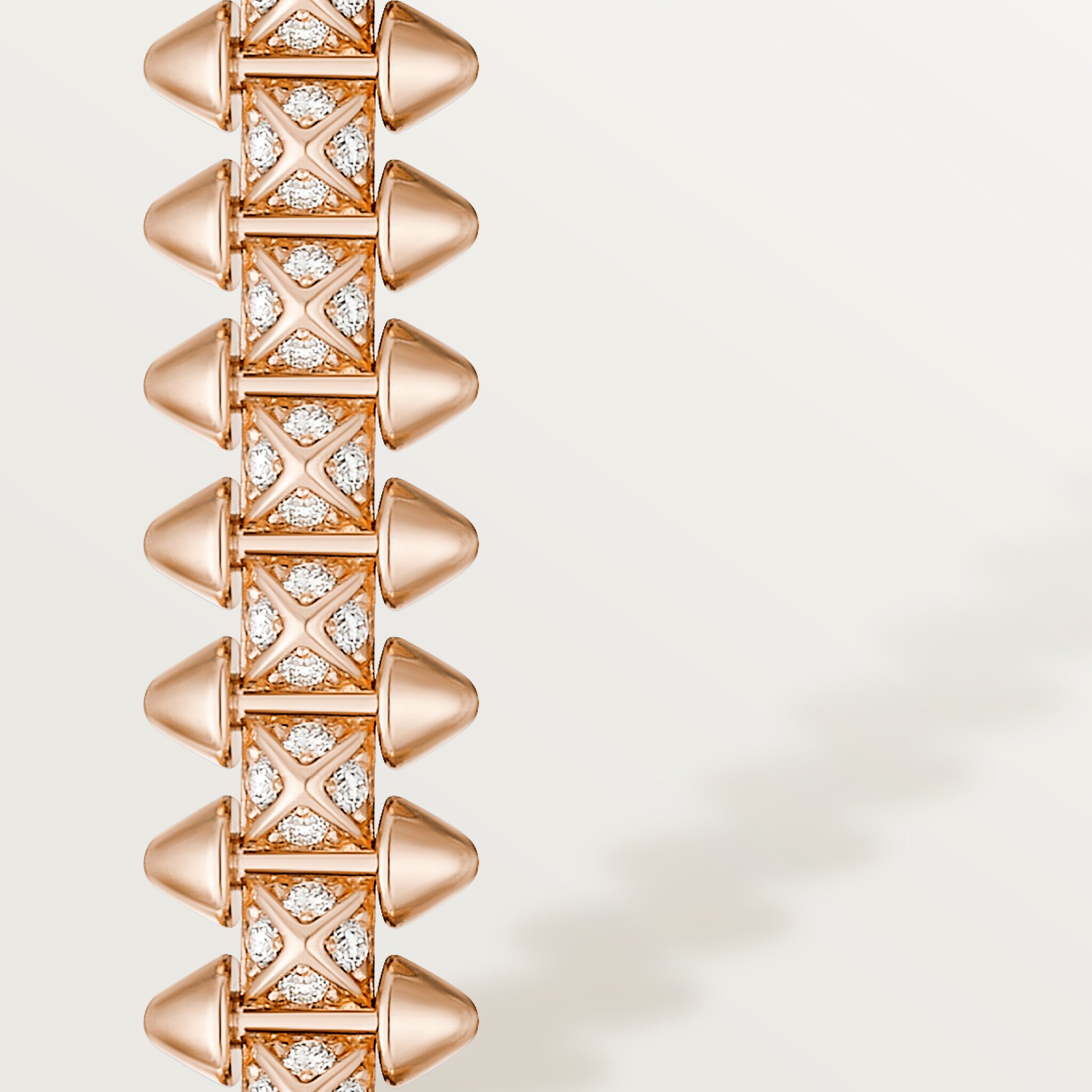 Clash de Cartier bracelet, flexible, small model, paved , image 7