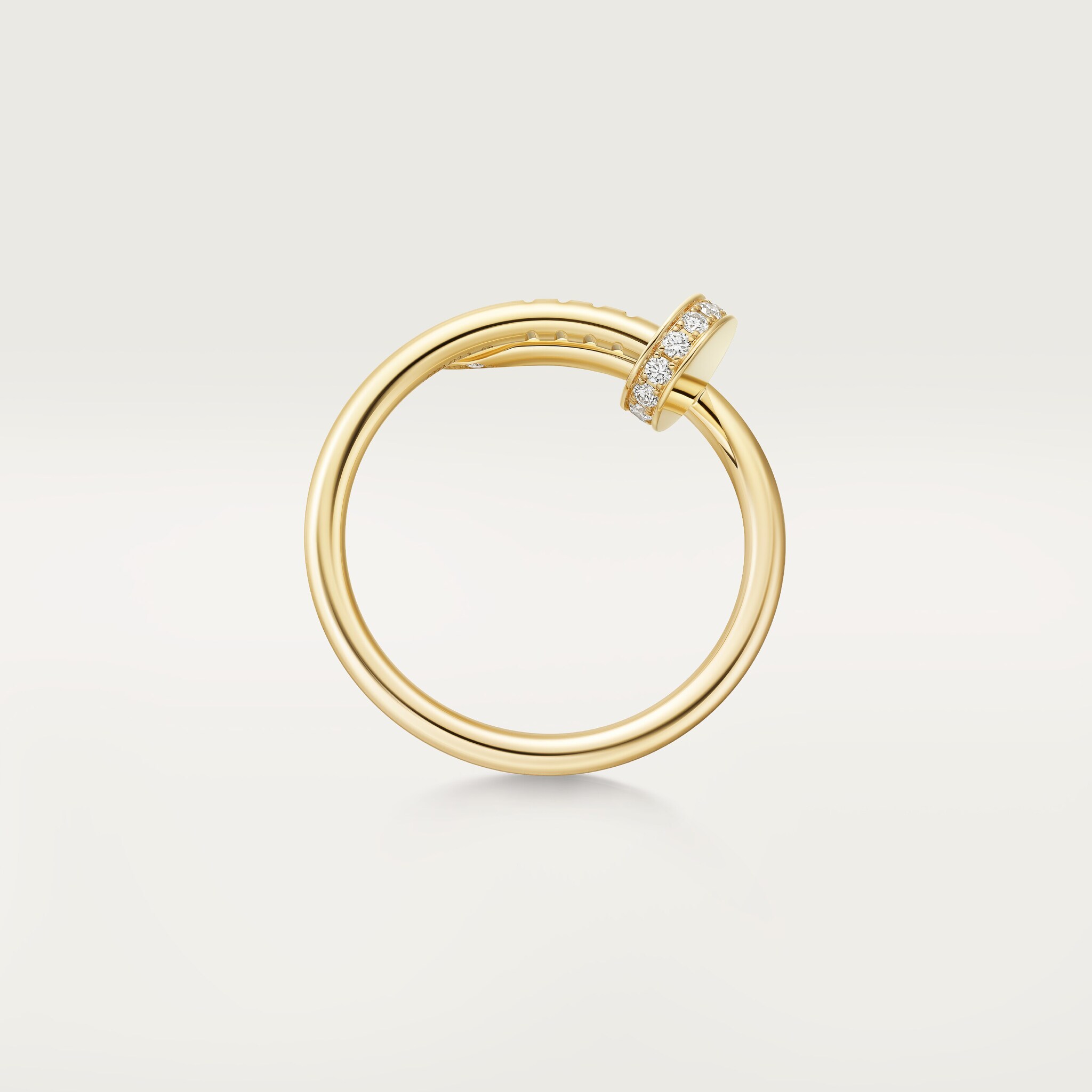 Juste un Clou ring, small model, diamonds, image 6