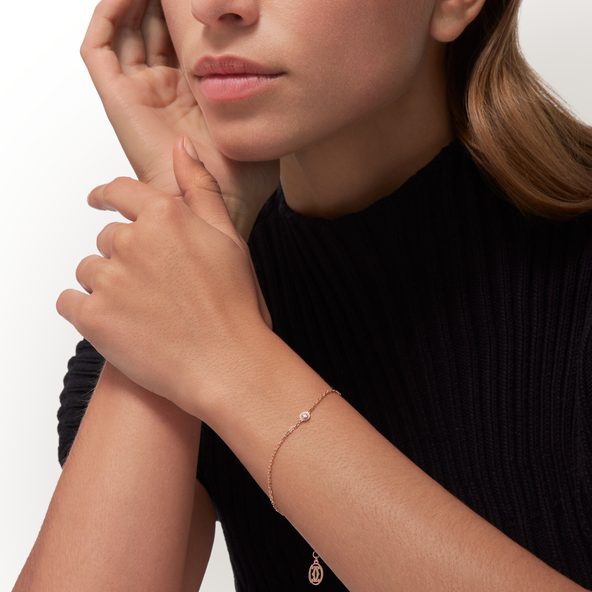 Cartier d'Amour bracelet, diamond, small model