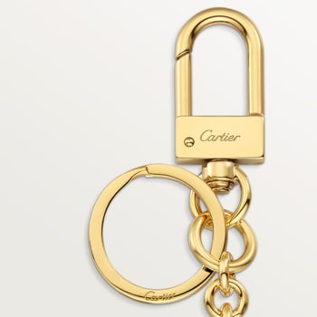Diabolo de Cartier key ring with wax seal motif Diabolo de Cartier key ring with wax seal motif