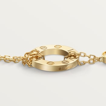 #LOVE# bracelet, on chain, 2 diamonds #LOVE# bracelet, on chain, 2 diamonds