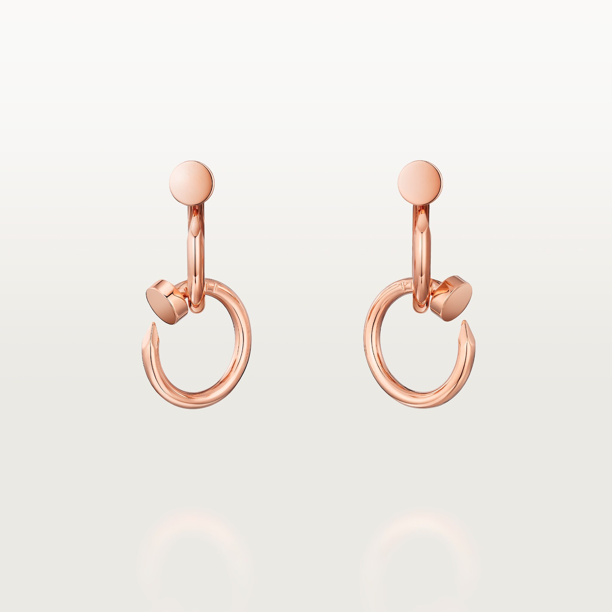 Juste un Clou earrings, double