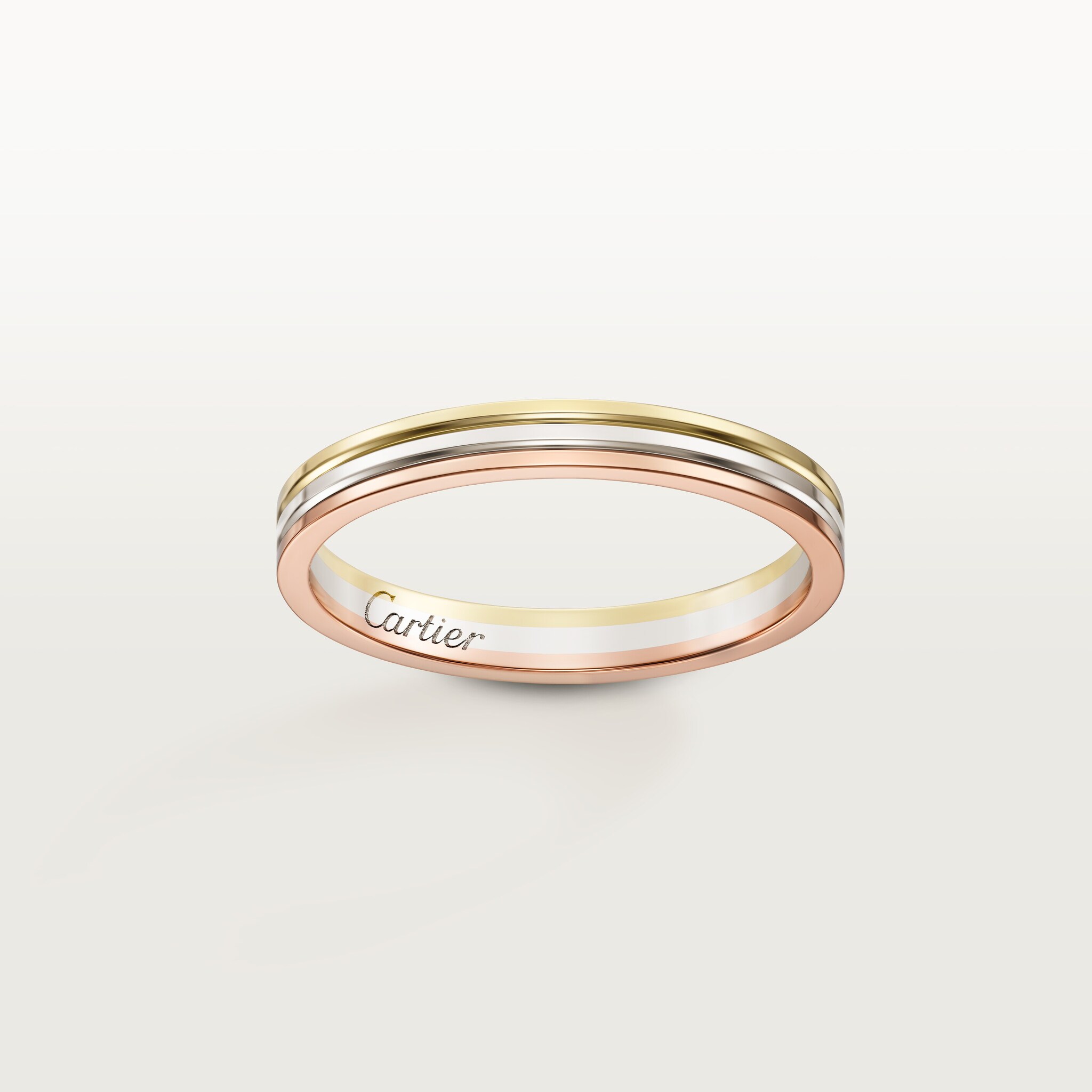 Vendome Louis Cartier wedding band, 2.5 mm width