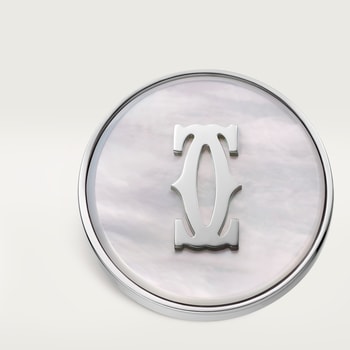Double C de Cartier cufflinks in mother-of-pearl Double C de Cartier cufflinks in mother-of-pearl