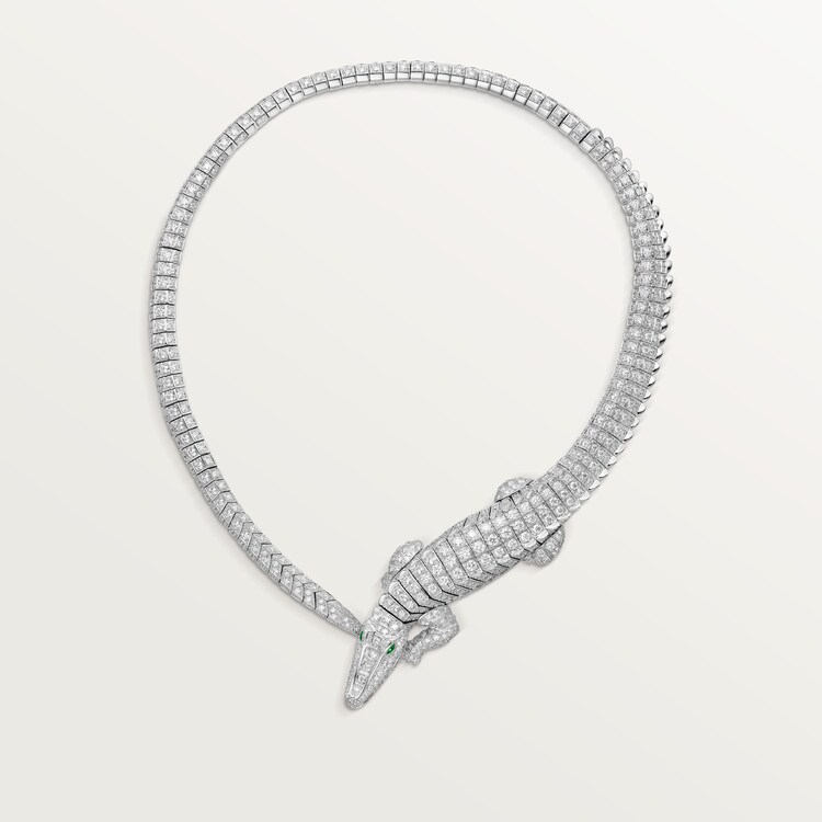 Crocodile necklace cartier sale