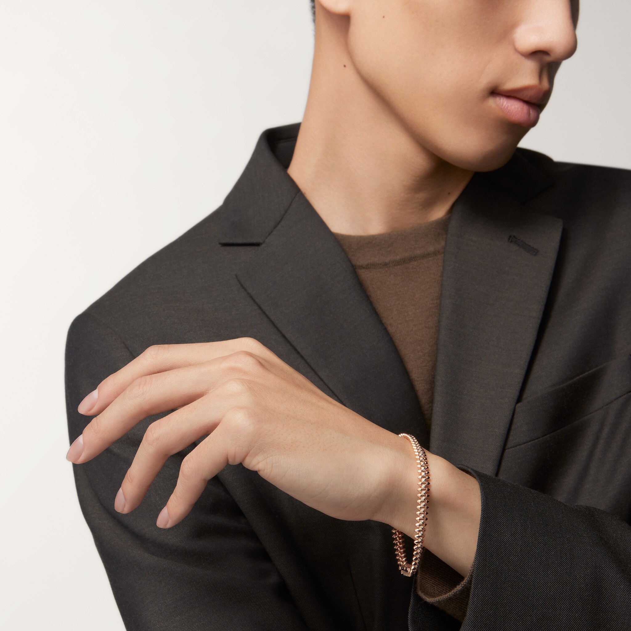 Clash de Cartier bracelet, flexible, small model, paved , image 6