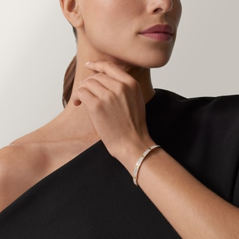 #LOVE# bracelet, medium model, paved #LOVE# bracelet, medium model, paved