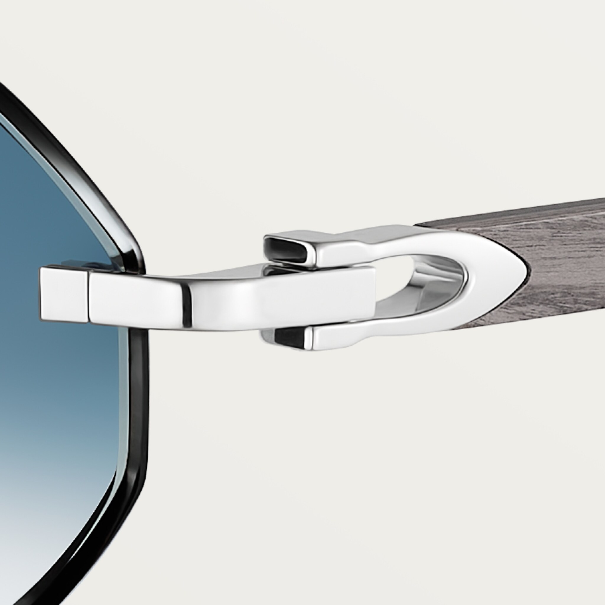 Sunglasses with Elongated C de Cartier motif, image 5