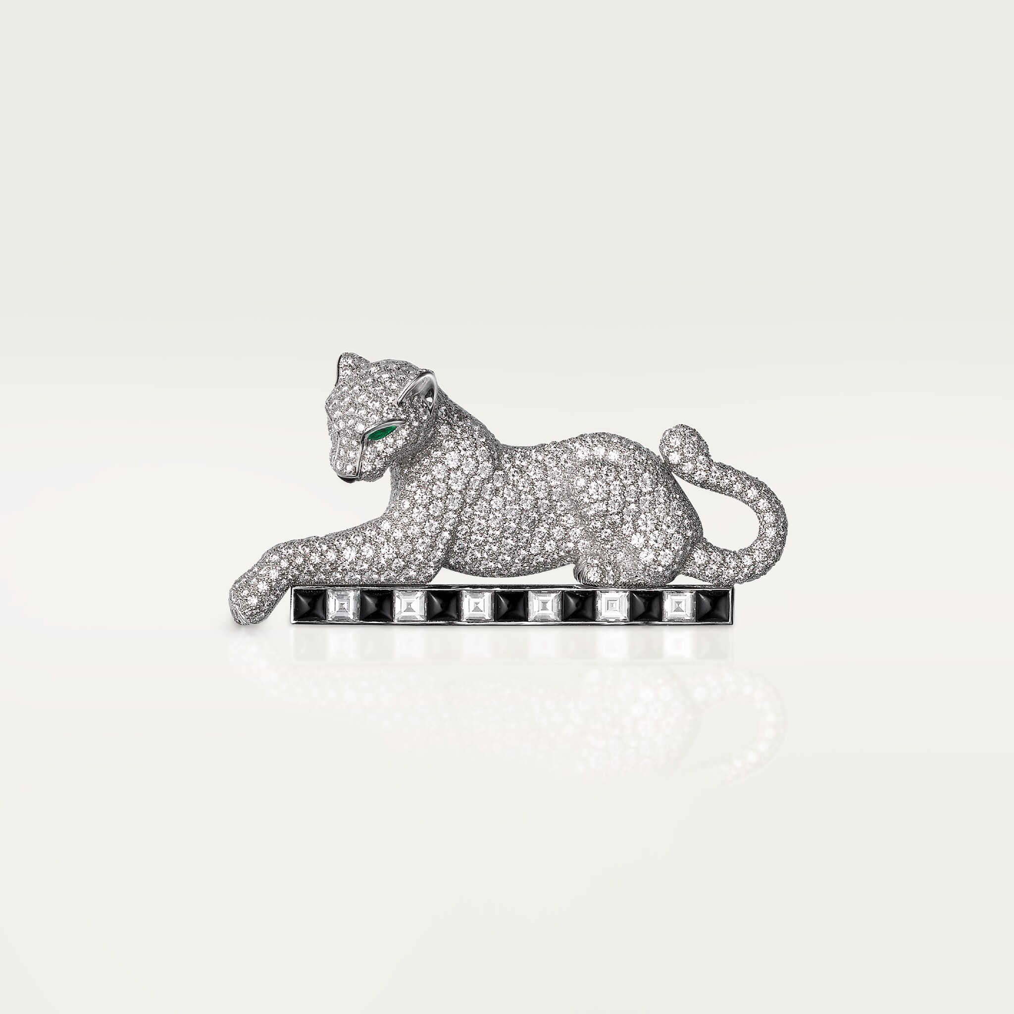 Panth&egrave;re de Cartier brooch, paved