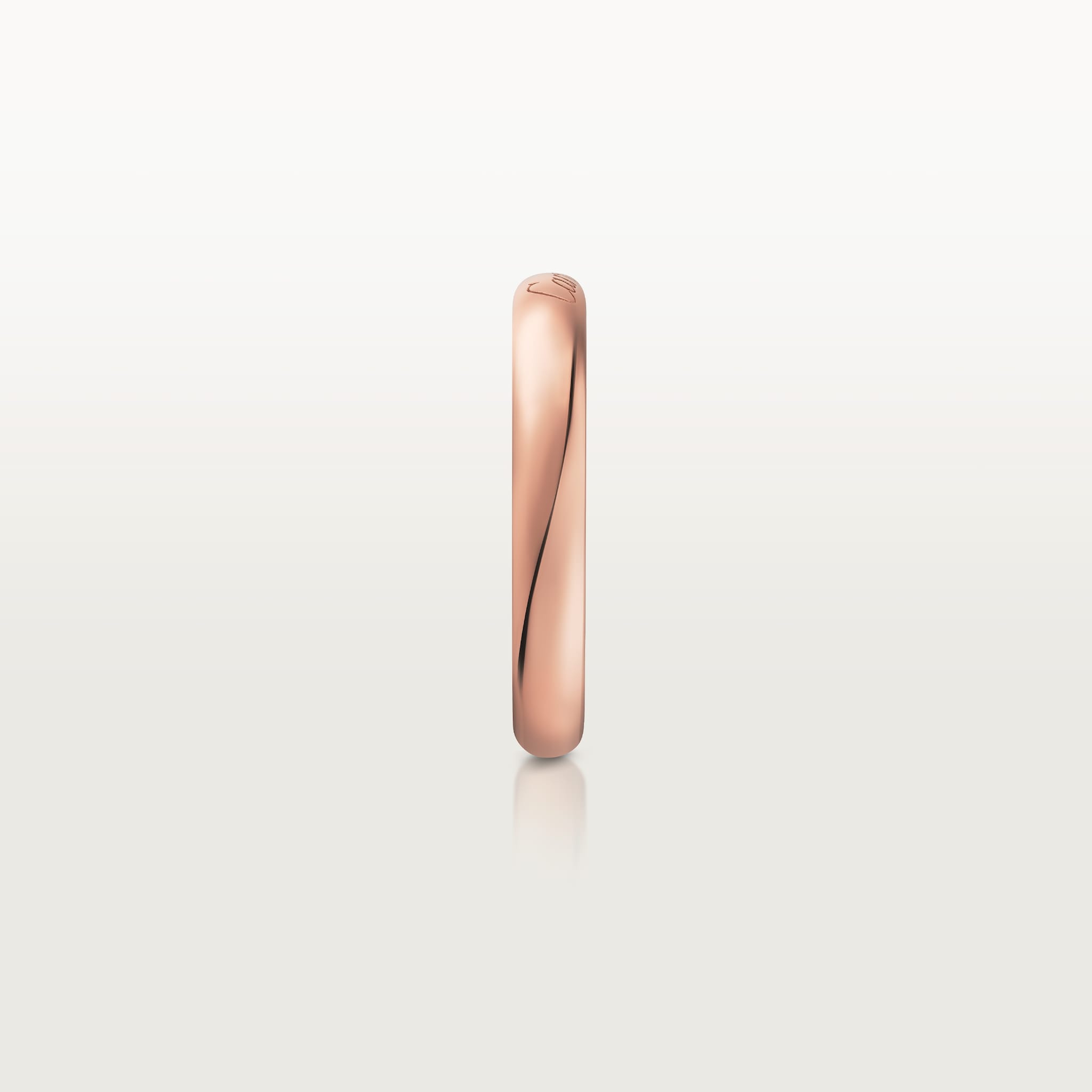 C de Cartier wedding band, 3 mm width, image 5