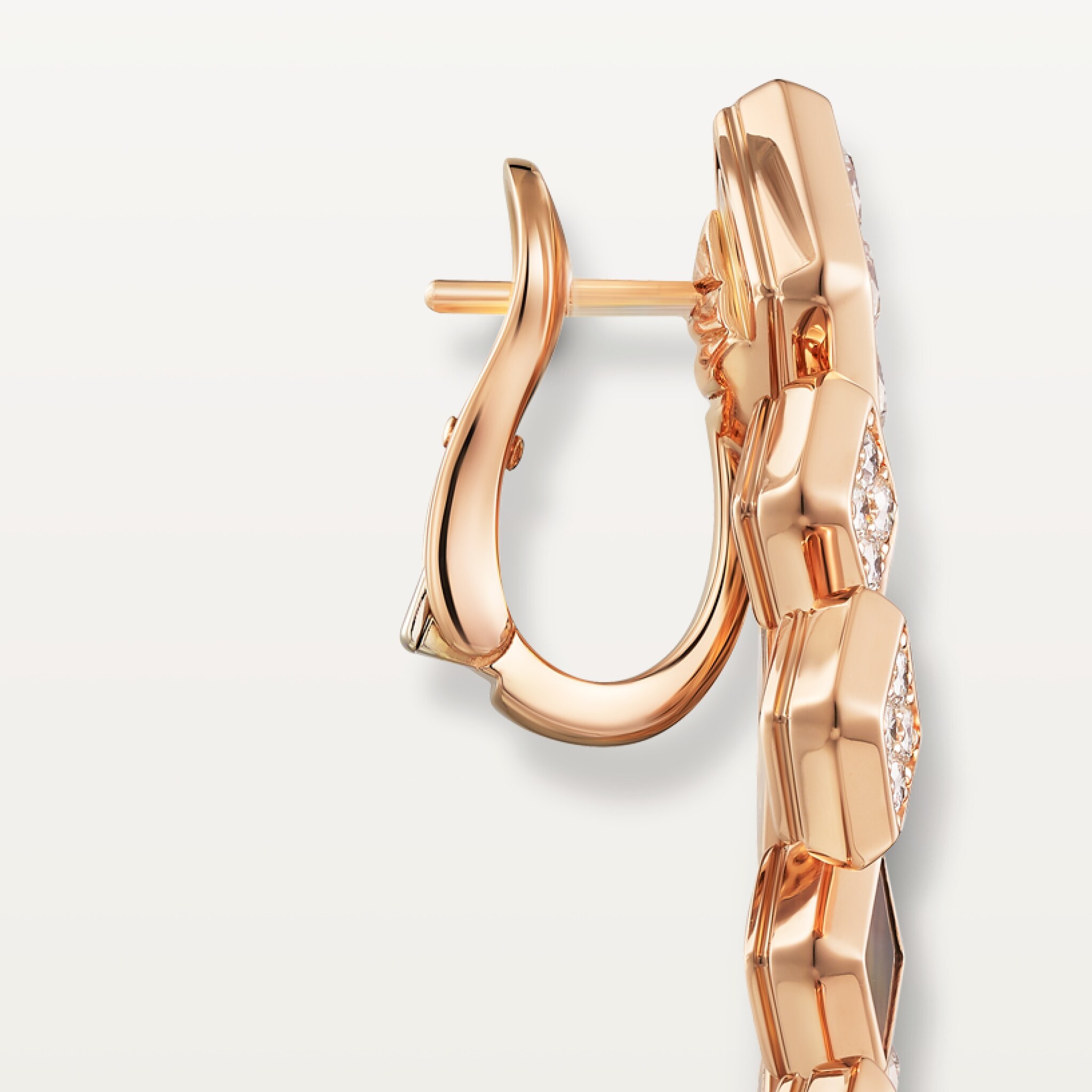 [Sur]naturel earrings, coral, paved