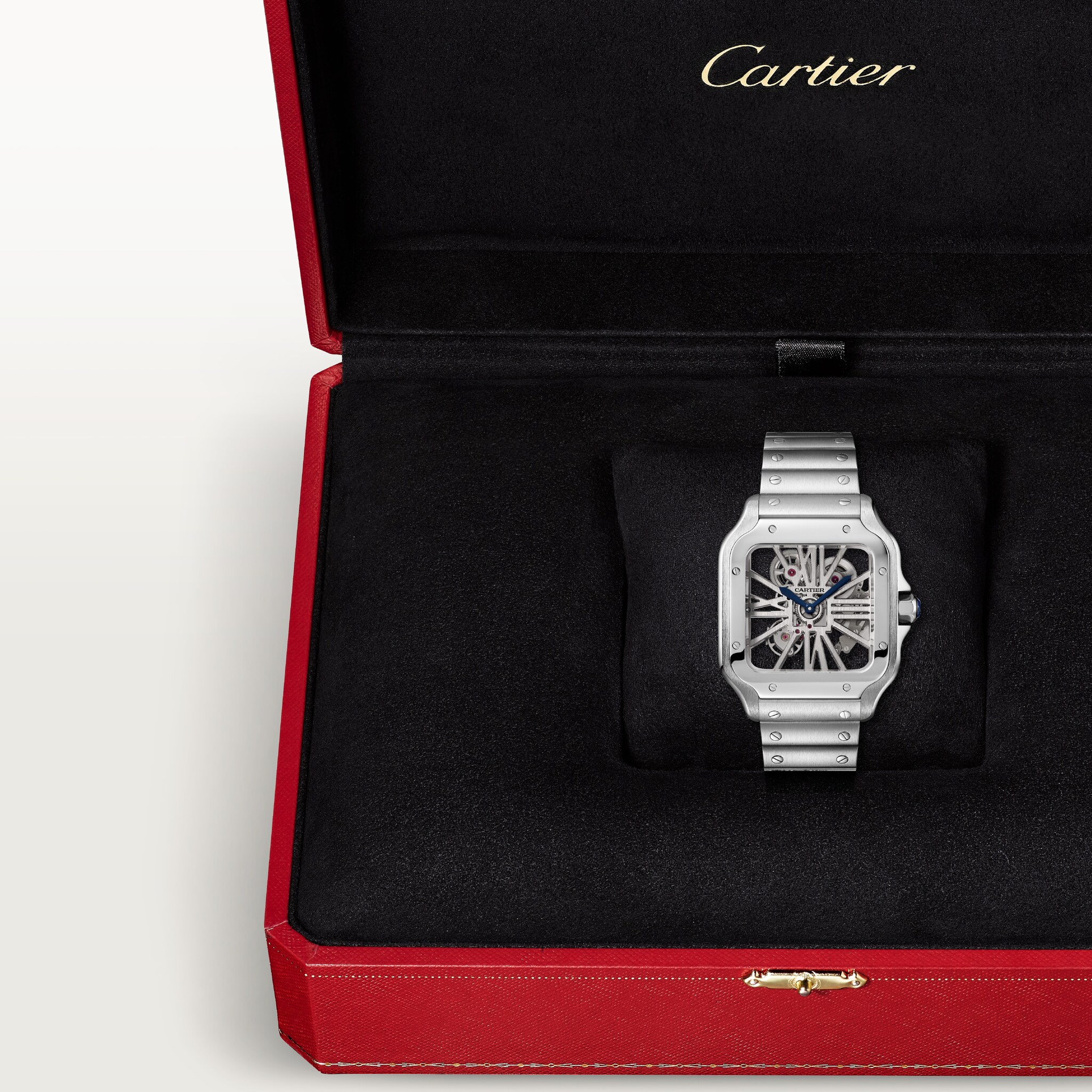 Santos de Cartier skeleton watch, image 9