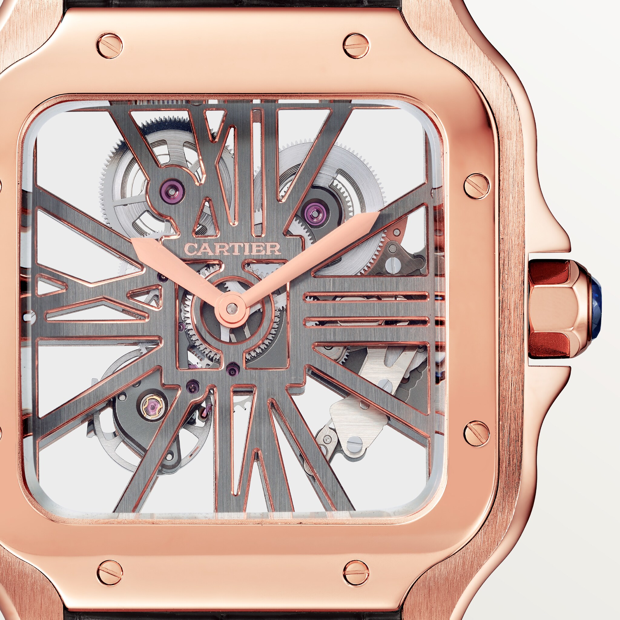 Santos de Cartier skeleton watch, image 7