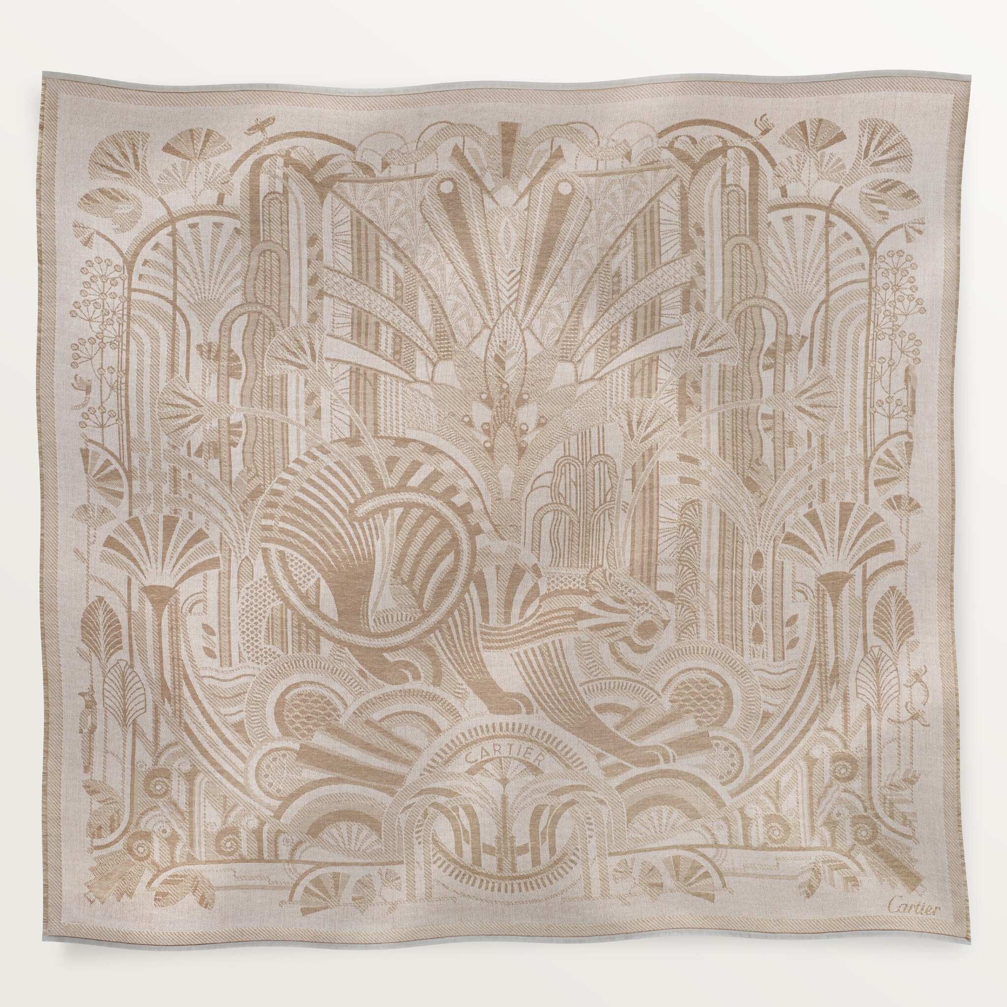 Shawl, Panth&egrave;re Art D&eacute;co