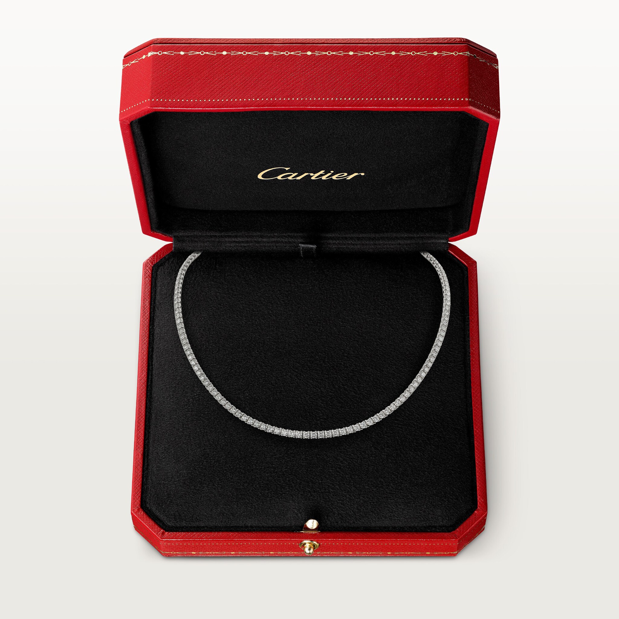 Lignes Essentielles necklace, brilliant-cut diamonds
