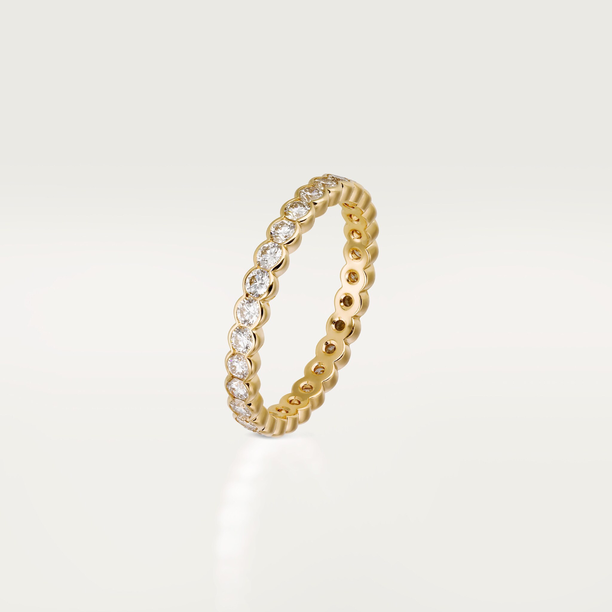Broderie de Cartier wedding band, diamonds