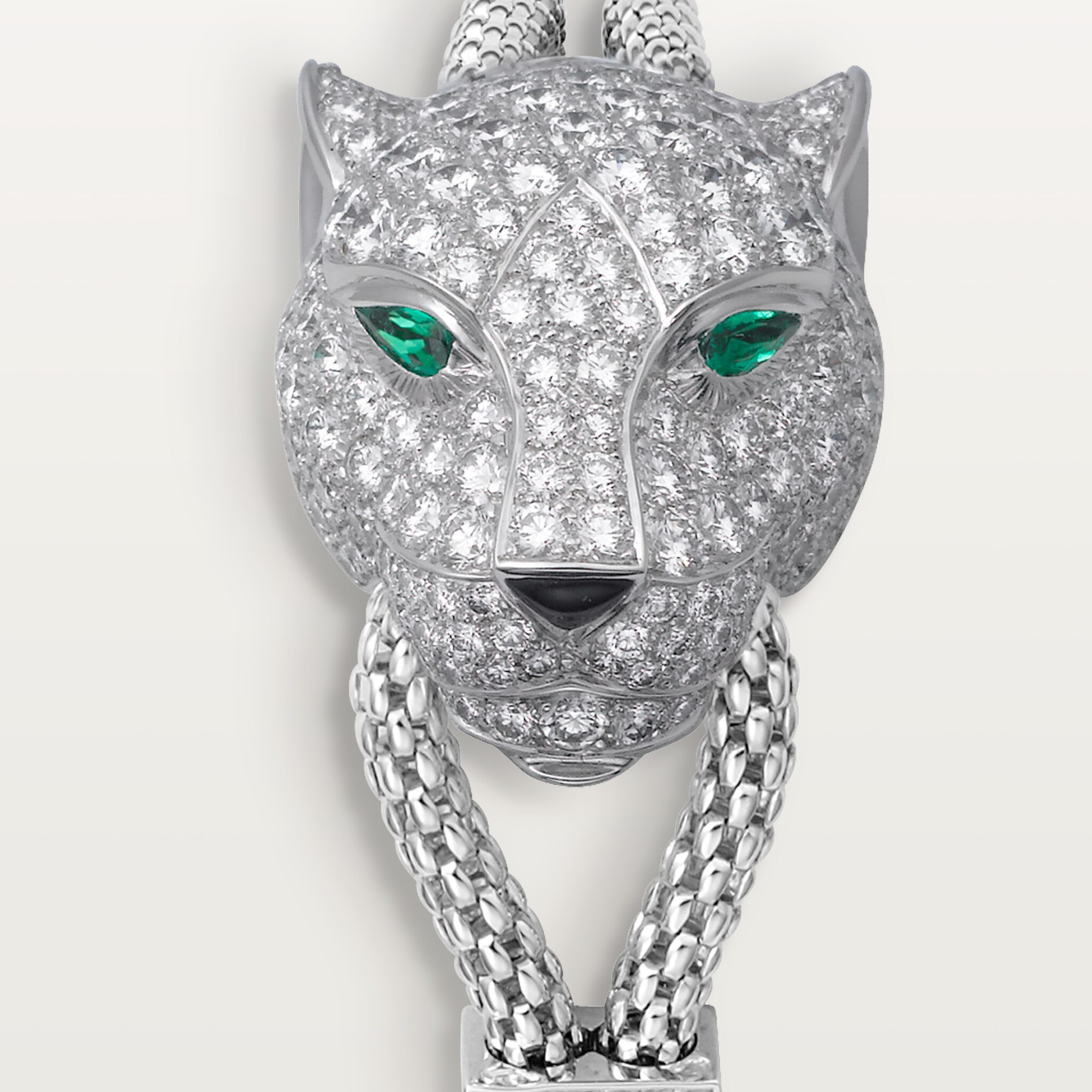 Panth&egrave;re de Cartier bracelet, paved 