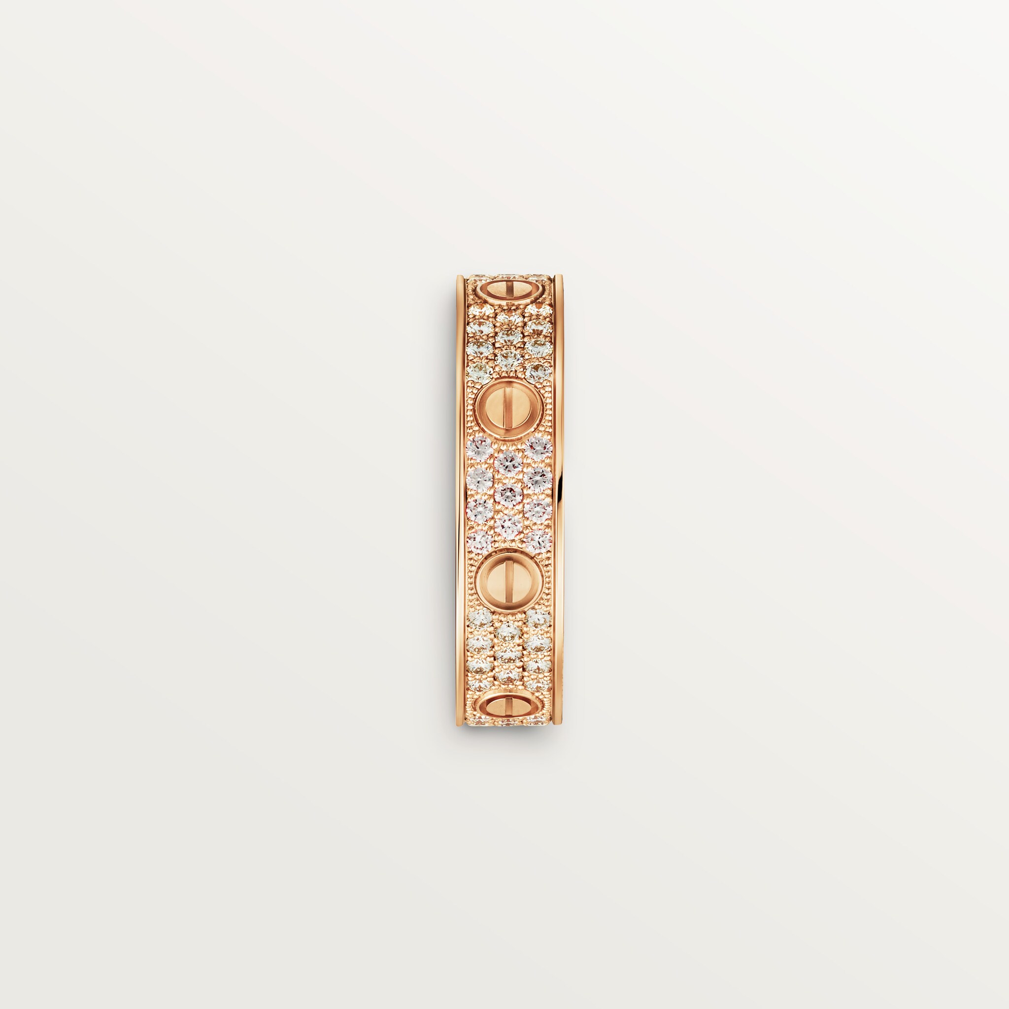 #LOVE# ring, small model, paved, image 6