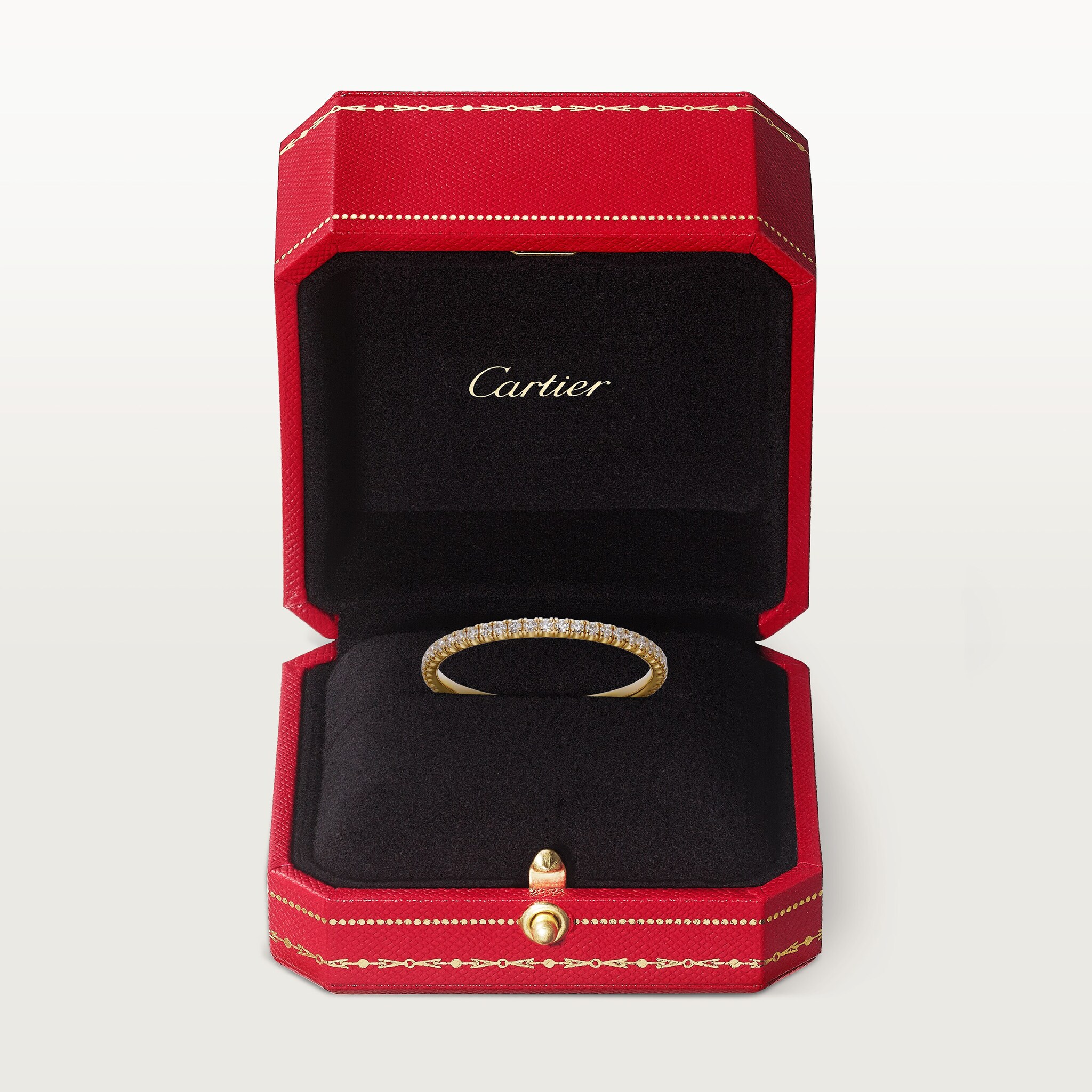 Etincelle de Cartier wedding ring, width 1.5 mm, paved, image 5