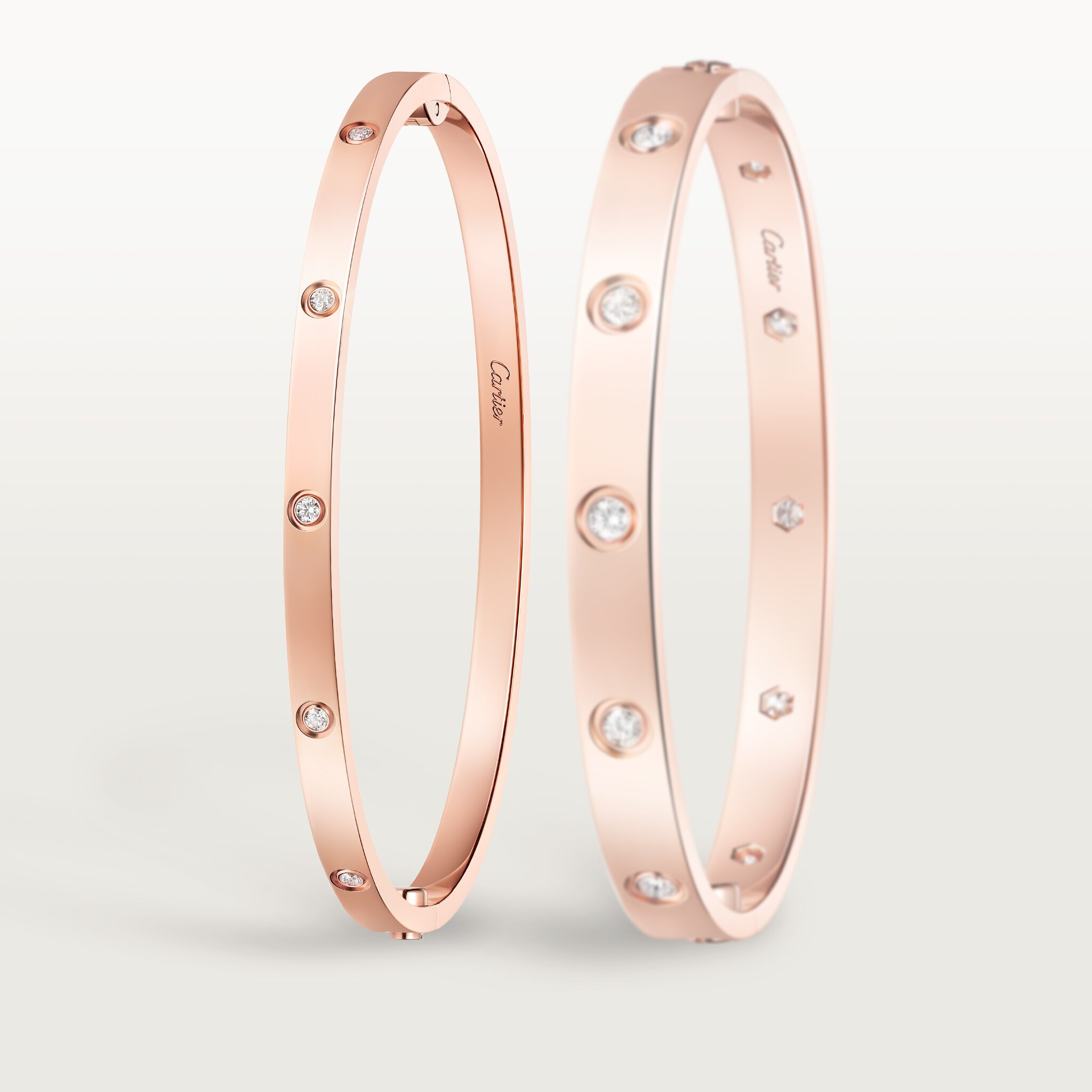 #LOVE# bracelet, small model, 10 diamonds, image 10