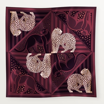 90 scarf, Panthère Illusion 90 scarf, Panthère Illusion